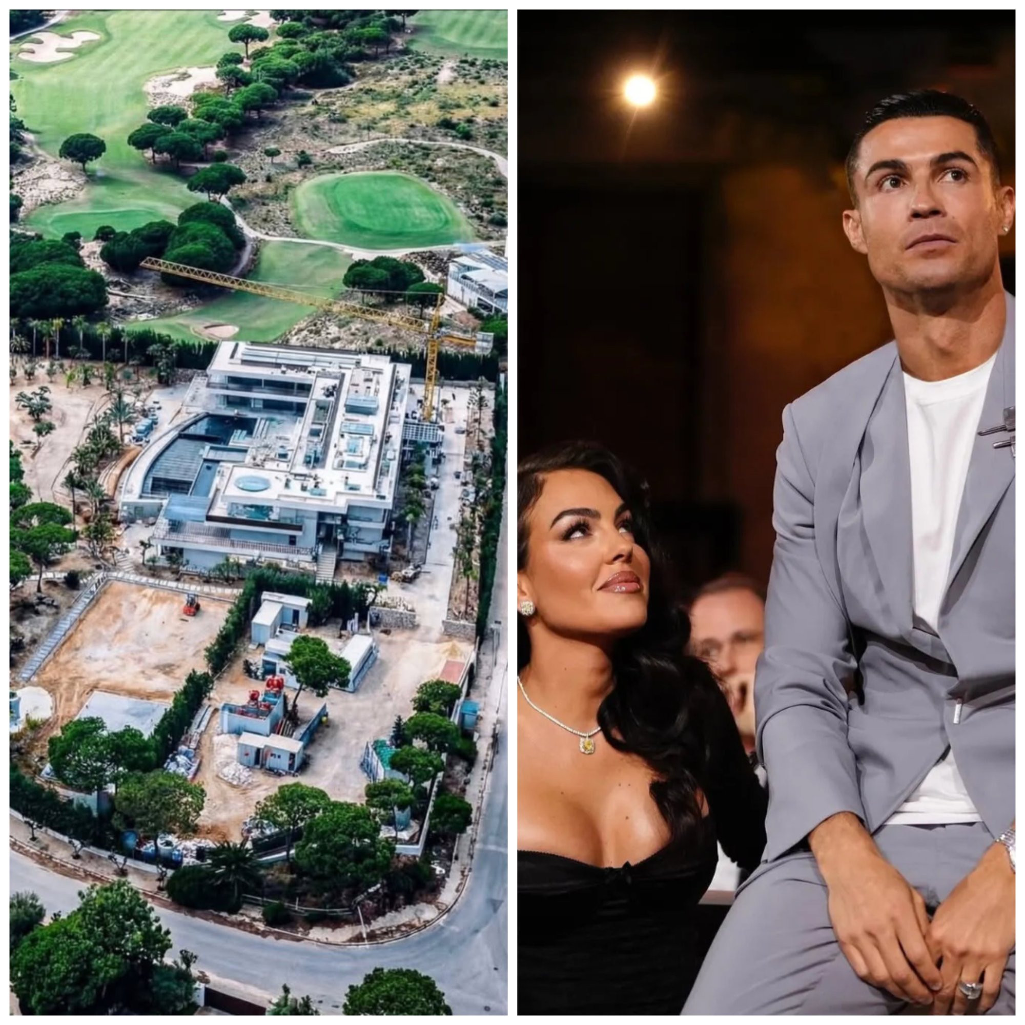 Cristiano Ronaldo dan Georgina Rodriguez menempati rumah baru seluas setengah hektare di kawasan eksklusif Quinta da Marinha, sekitar 30 kilometer dari Lisbon, Portugal.