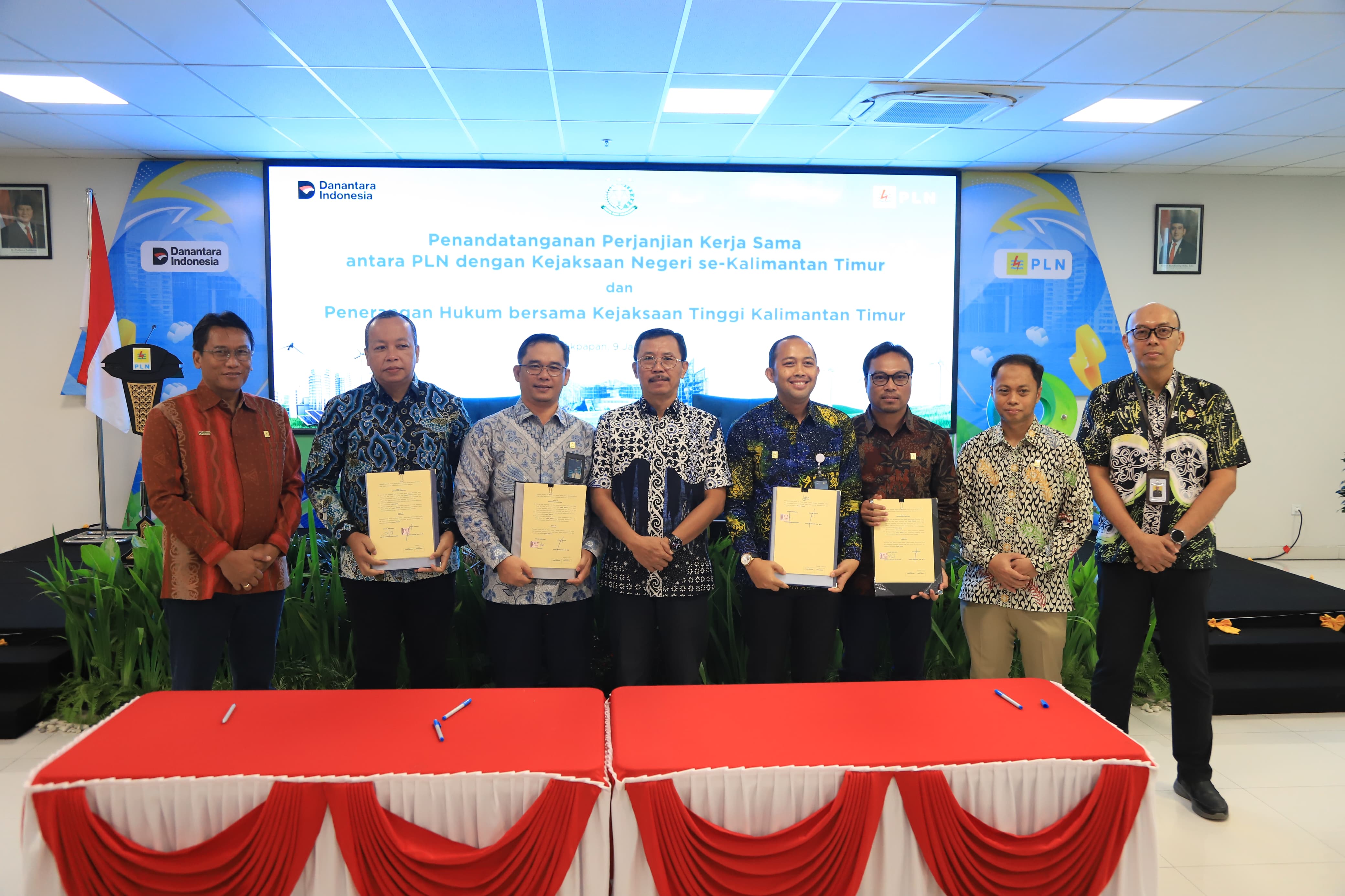 Kejaksaan se-Kaltim menjalin kerja sama PT PLN (Persero) UID Kalimantan Timur dan Kalimantan Utara serta PT PLN UIP Kalimantan Bagian Timur.
