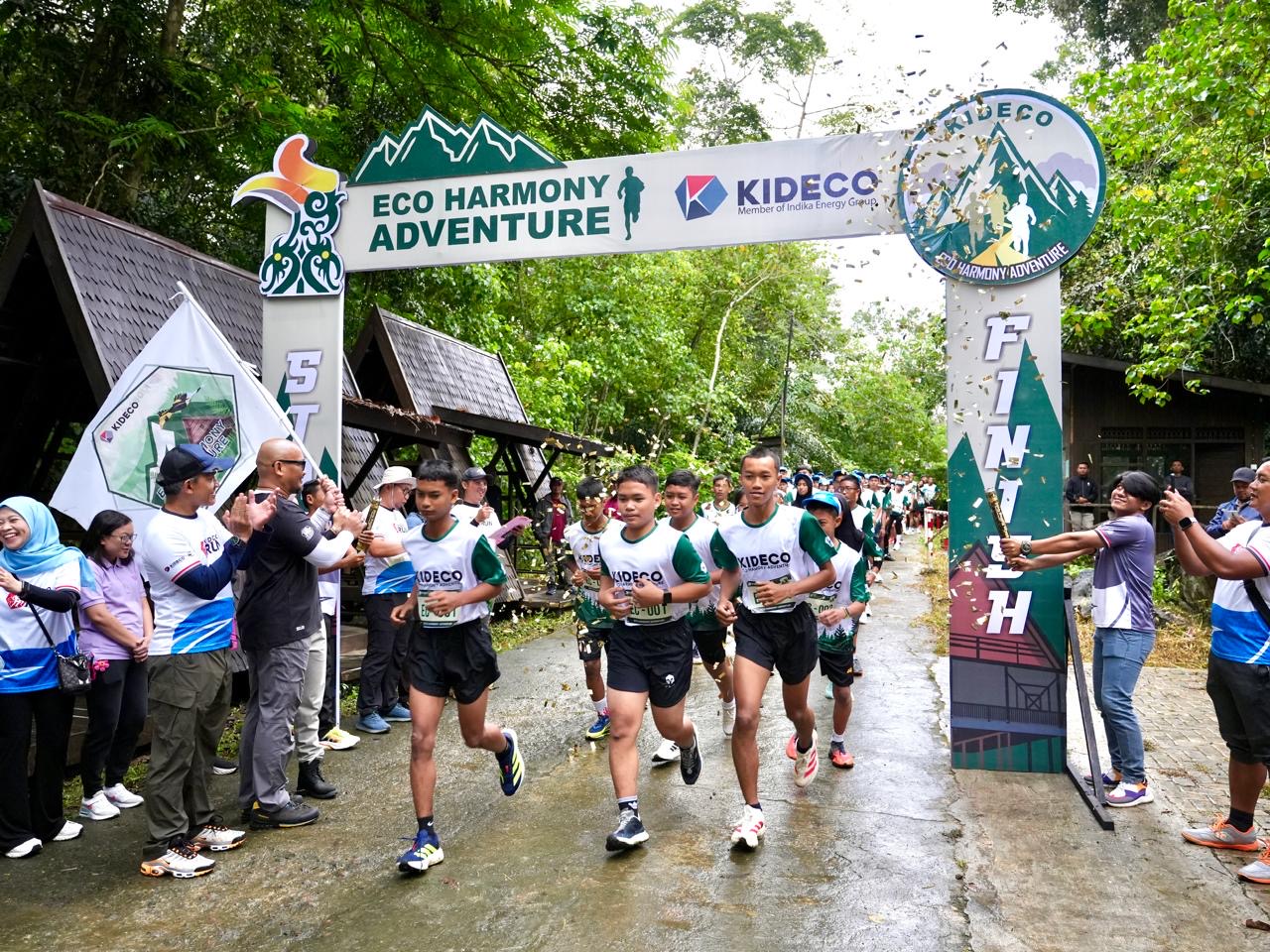 Trail Run pertama kali di Paser digelar di Samurangau Eco Park, Desa Samurangau, Kecamatan Batu Sopang, Minggu (11/1/2026).