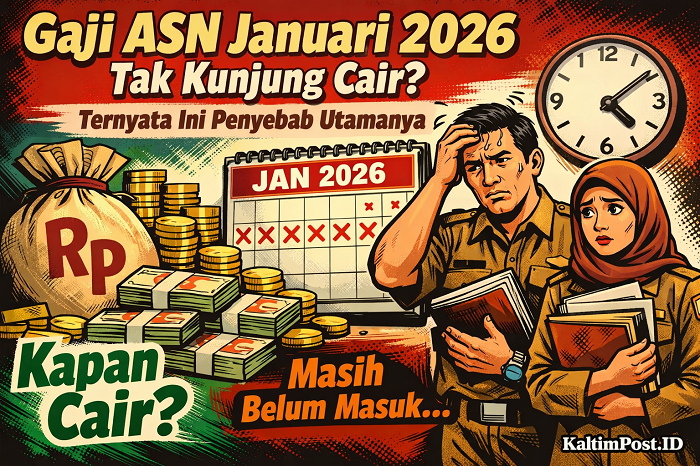 Gaji ASN Januari 2026 belum cair di beberapa daerah.