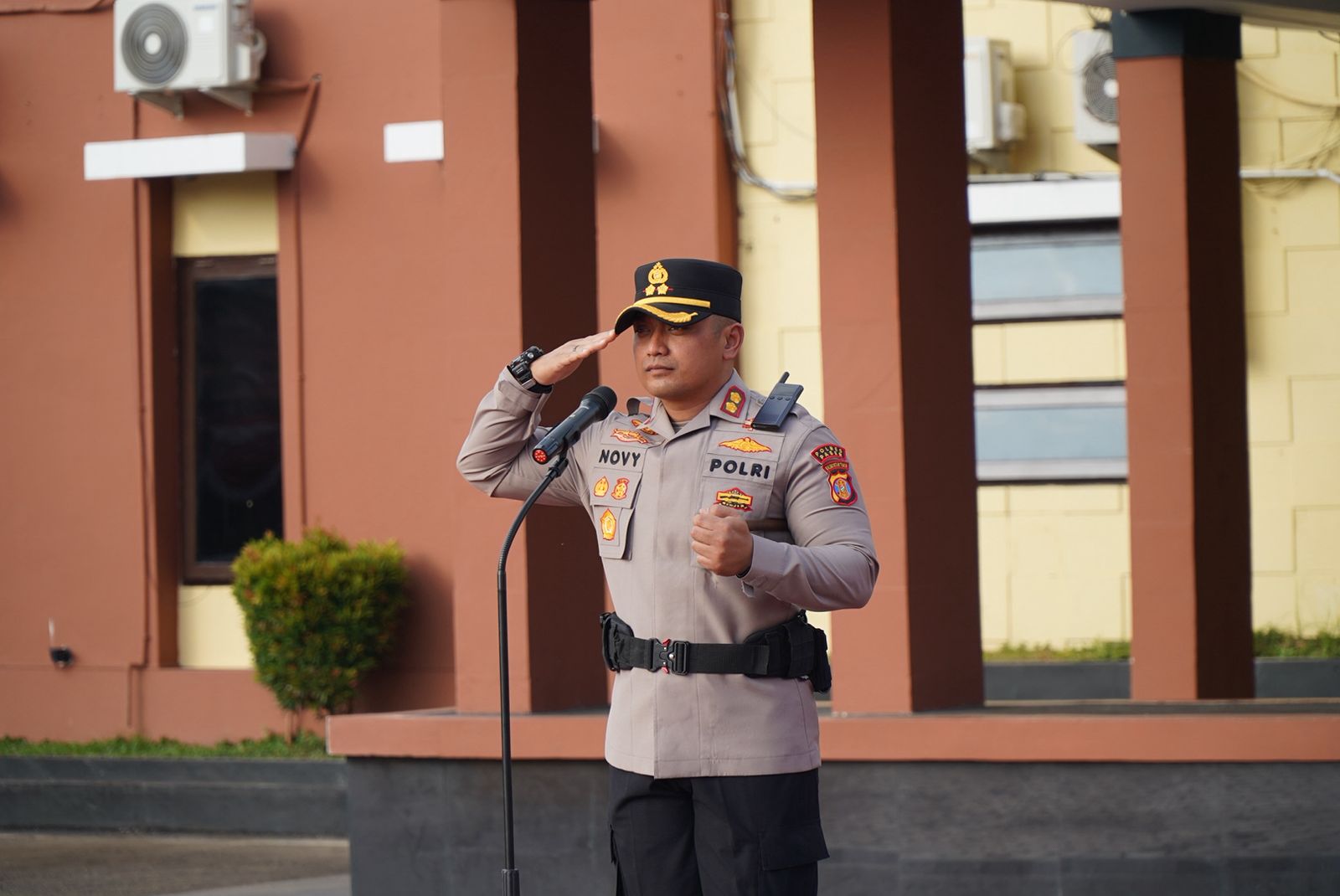 Kapolres Paser AKBP Novy Adi Wibowo.  &nbsp;