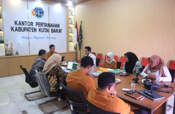 Rapat koordinasi internal untuk mempersiapkan pelaksanaan Integrated Land Administration and Spatial Planning Project (ILASPP), Selasa (13/1/2026).