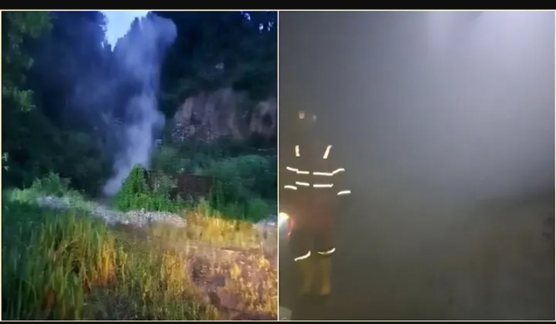 Asap terpantau di area tambang emas PT Antam di Kabupaten Bogor; kepolisian memastikan tidak terjadi ledakan dan menyebut fenomena tersebut masih dalam proses pemeriksaan lebih lanjut.