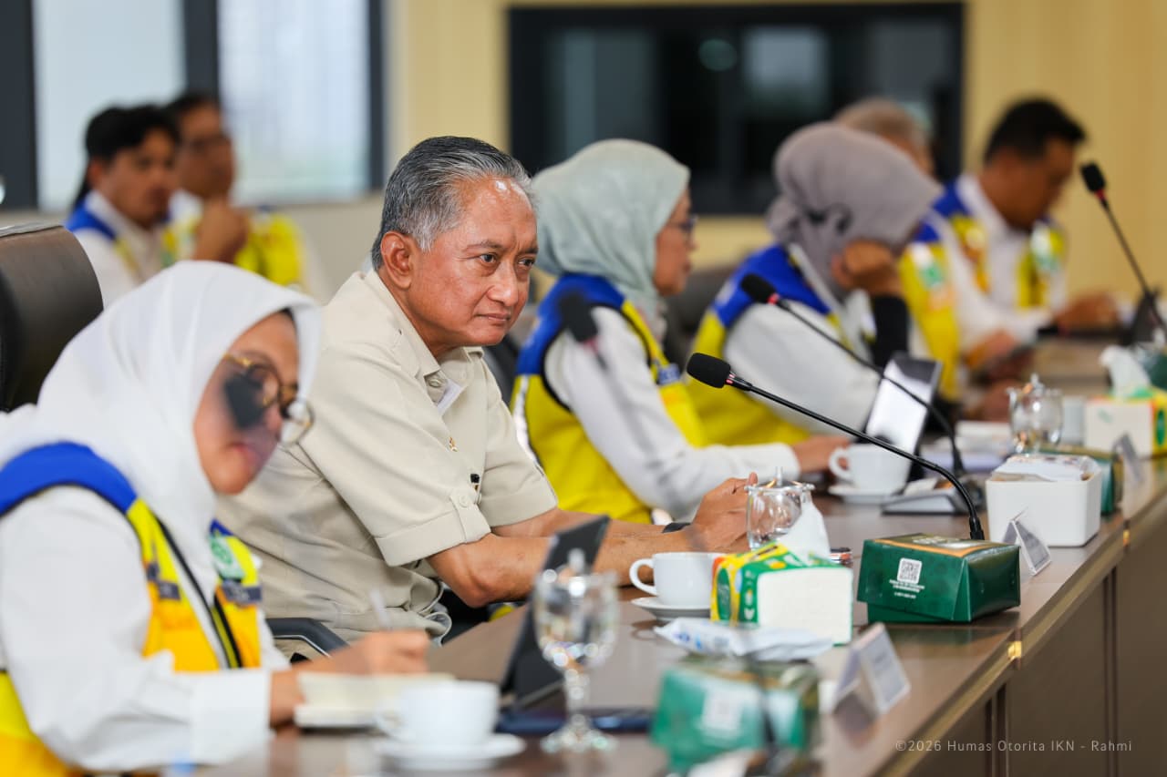 Otorita IKN dan Kementerian PU menggelar rapat koordinasi pembangunan IKN. Khususnya pascakunjungan Presiden Prabowo.