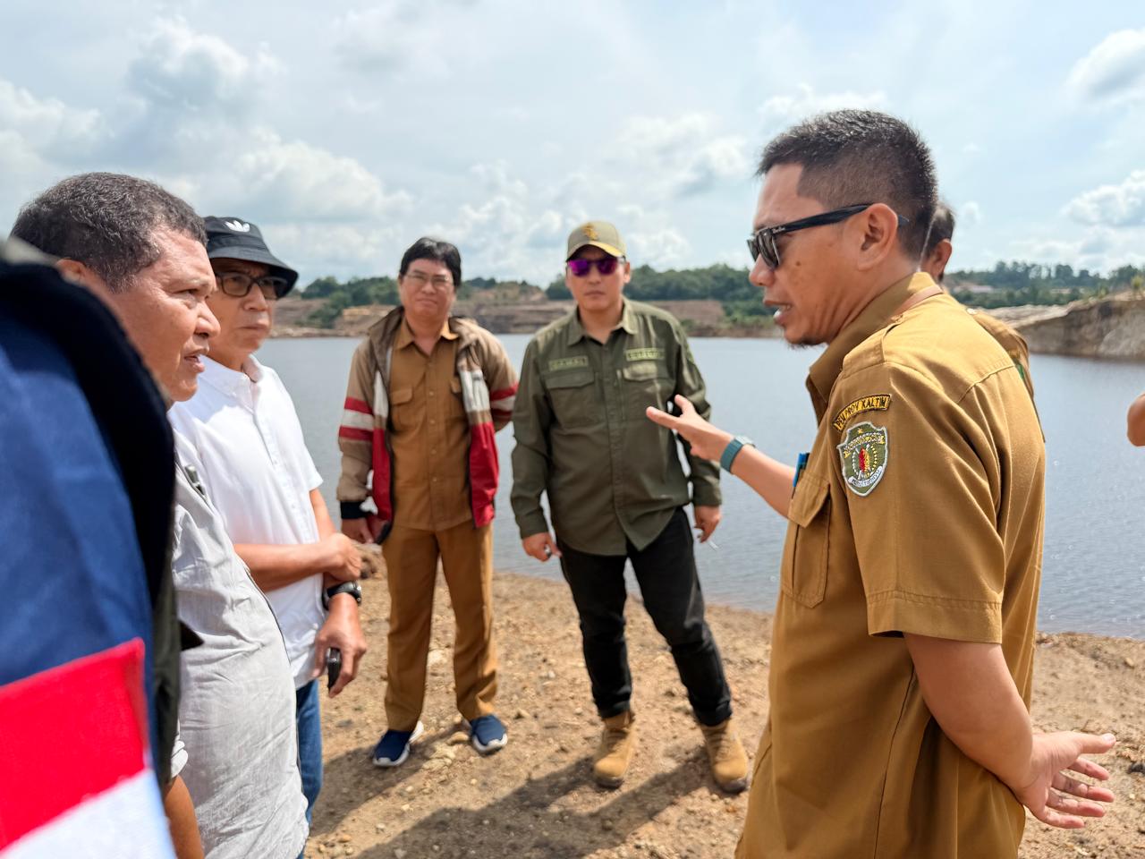 JALANKAN INSTRUKSI: Dinas Energi dan Sumber Daya Mineral (ESDM) Kaltim memerintahkan CV Prima Mandiri di Sangasanga untuk segera mereklamasi.