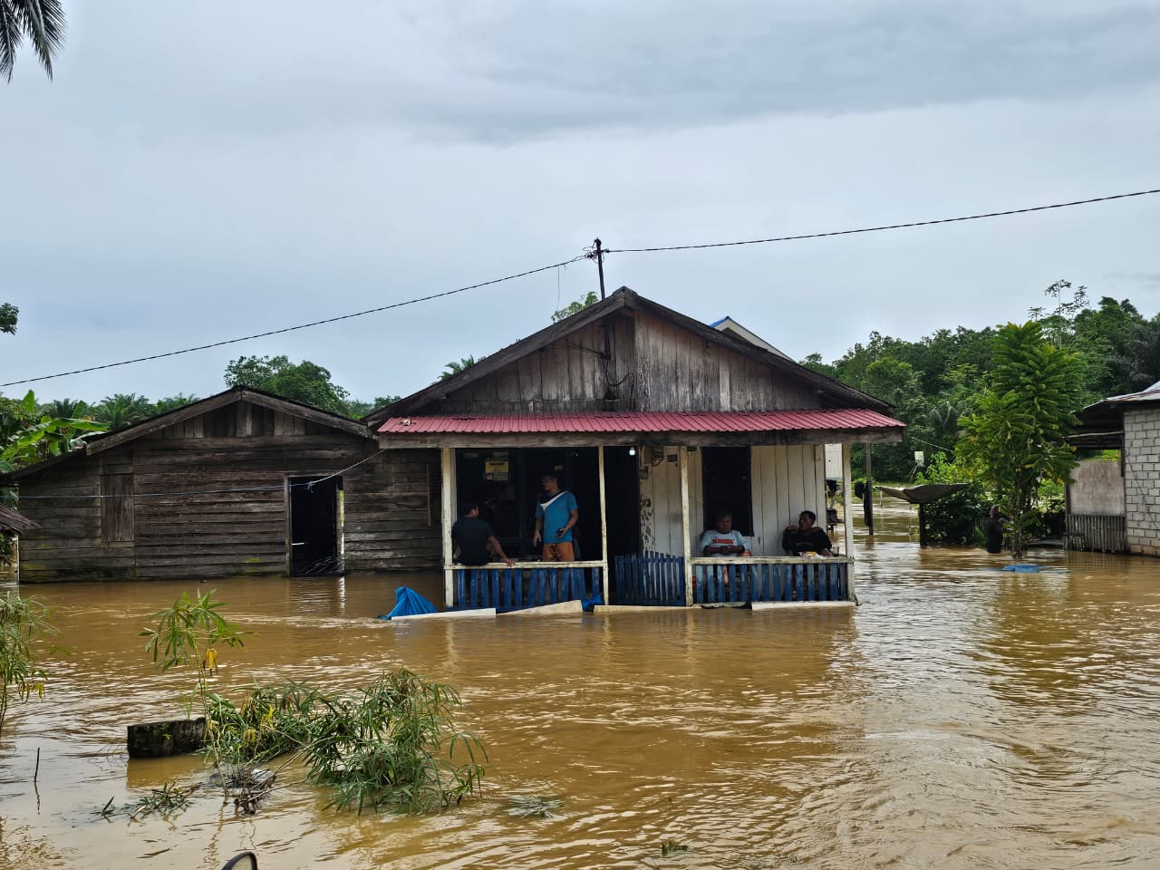 Banjir di Desa Sukaraja Sepaku, Penajam Paser Utara yang masuk kawasan IKN terjadi pada Minggu 11 Januari 2026 lalu.