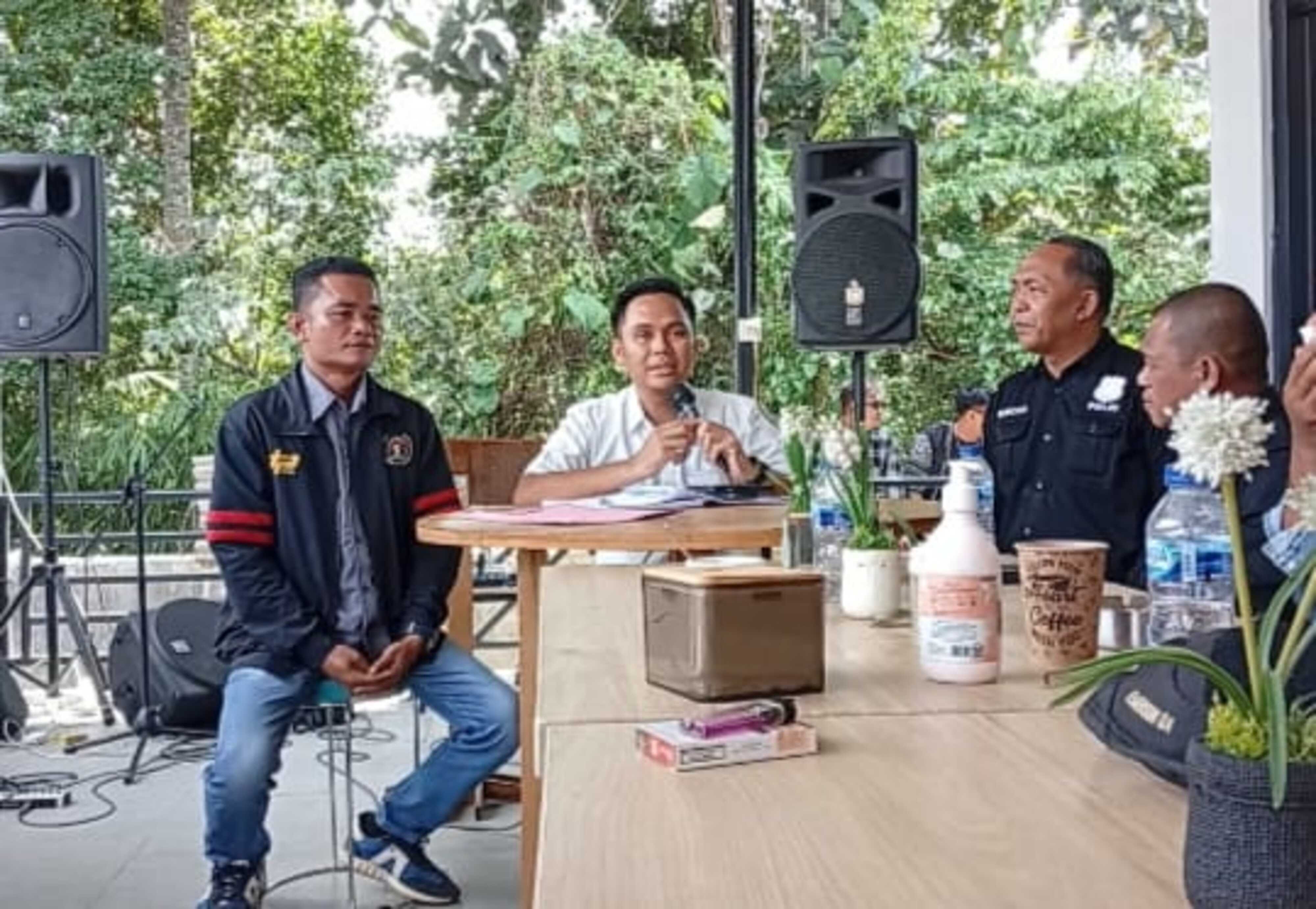 Polres Kubar menggelar silaturahmi dengan awak media.