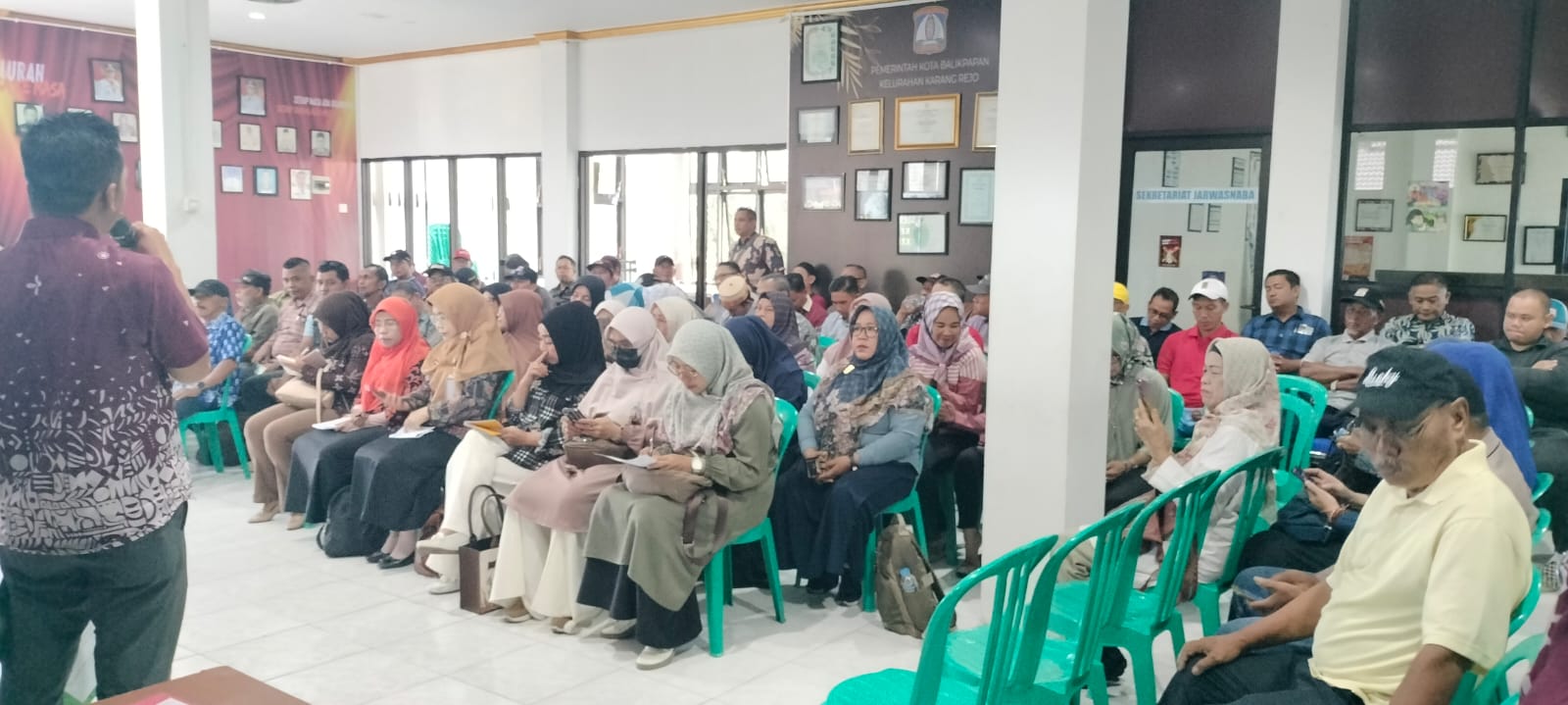 Para ketua RT antusias mengawal pembangunan Kelurahan Karang Rejo menjadi lebih baik lagi.  &nbsp;