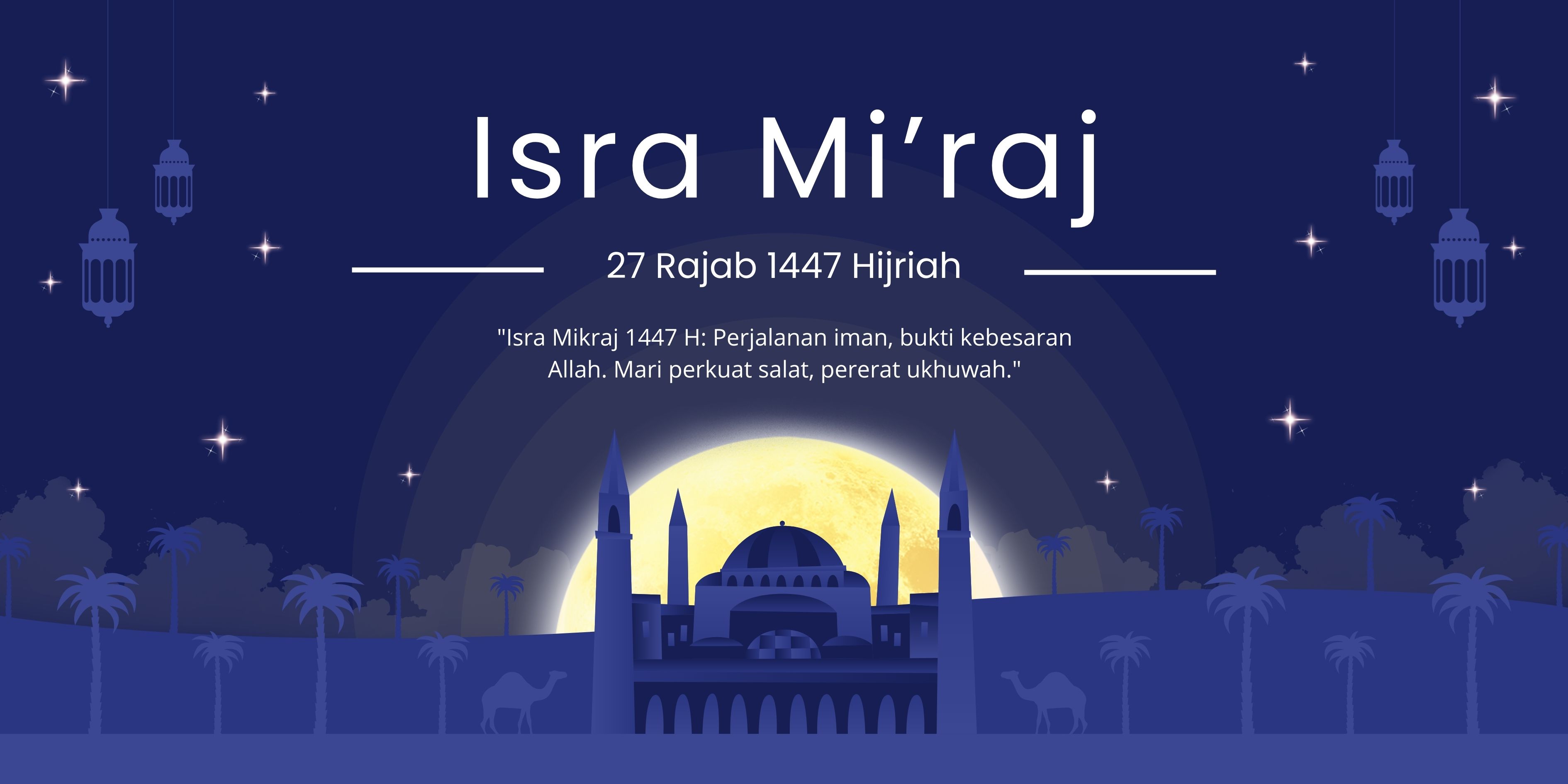 Ucapan Isra Miraj 2026.