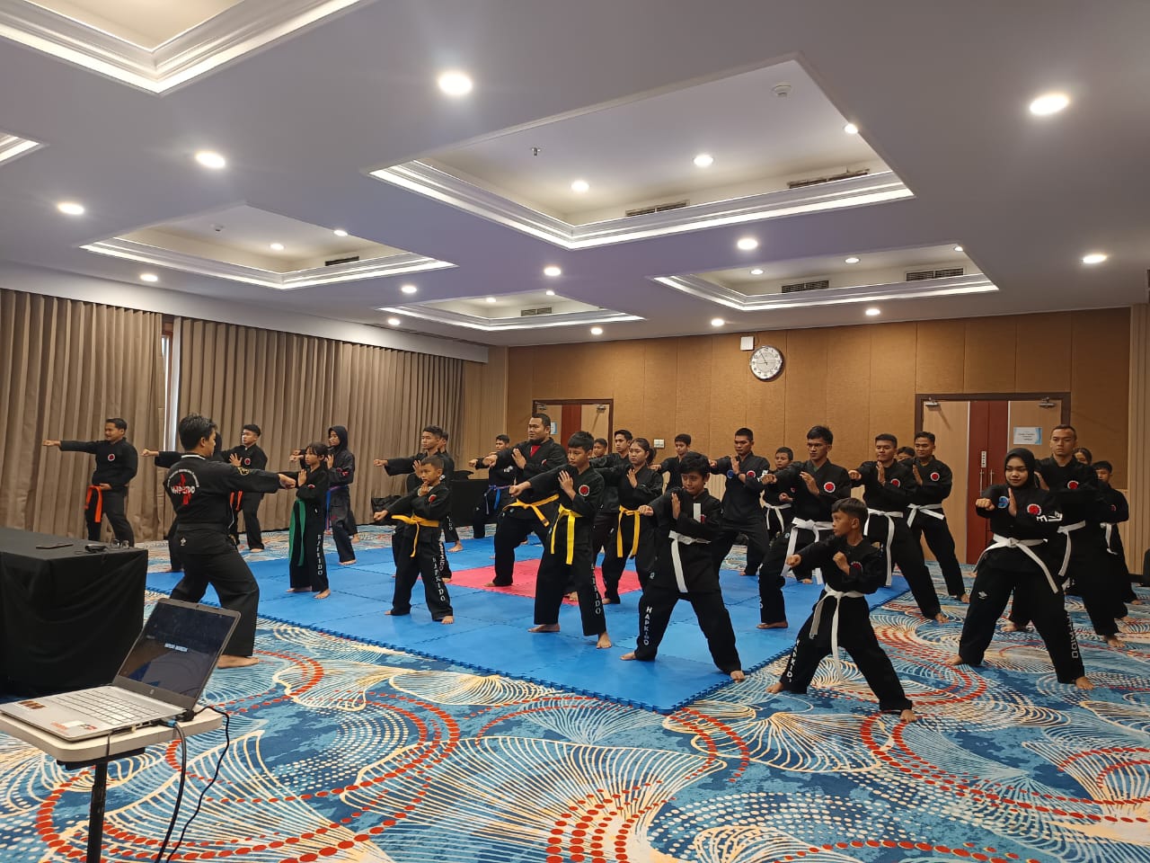 KOMITMEN PEMBINAAN: KONI Balikpapan mengapresiasi komitmen hapkido dalam pembinaan atlet.