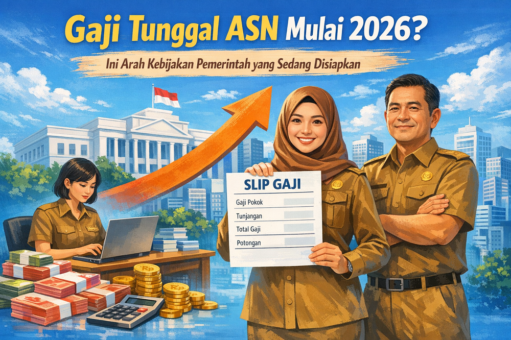 Foto:Rencana gaji tunggal ASN masuk RAPBN 2026.