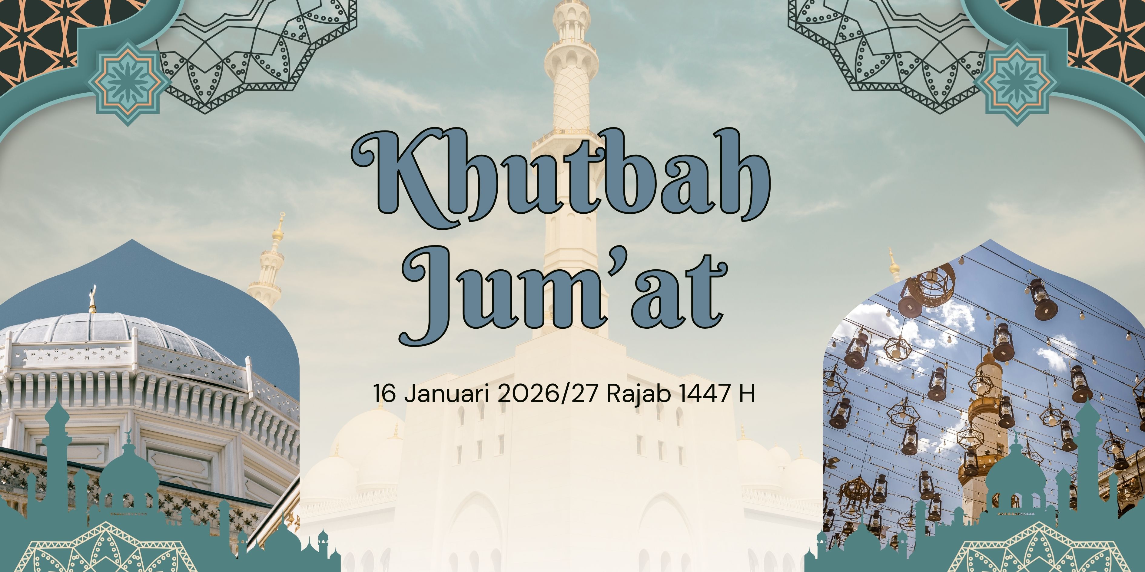 Khutbah Jumat terbaru bahasa Jawa, 27 Rajab 1447 Hijriah.