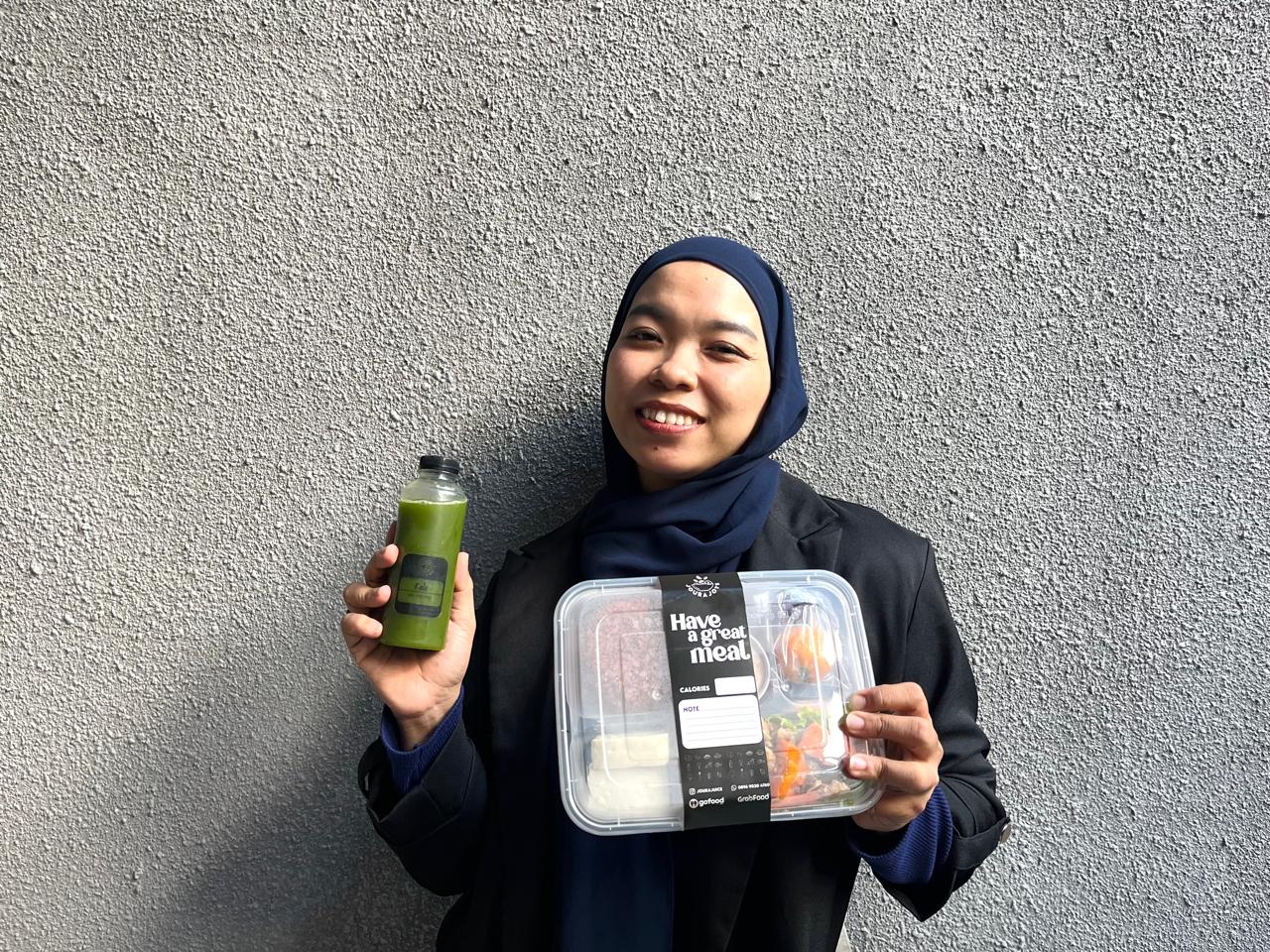 KULINER SEHAT: Hadirkan jus dan katering kuliner sehat di Samarinda, Wulan memilih memperkuat kualitas produk dan kepercayaan pelanggan sebagai strategi bertahan sejak 2017.