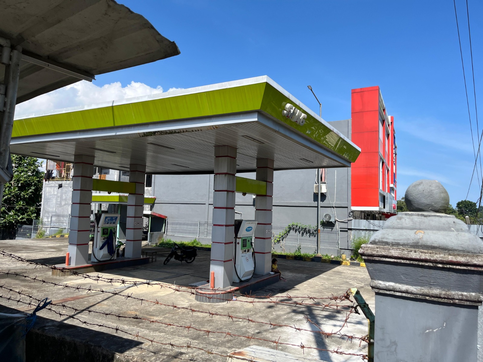 SPBG di Jalan Marsma Iswahyudi, Balikpapan tak pernah difungsikan sejak selesai pembangunan.