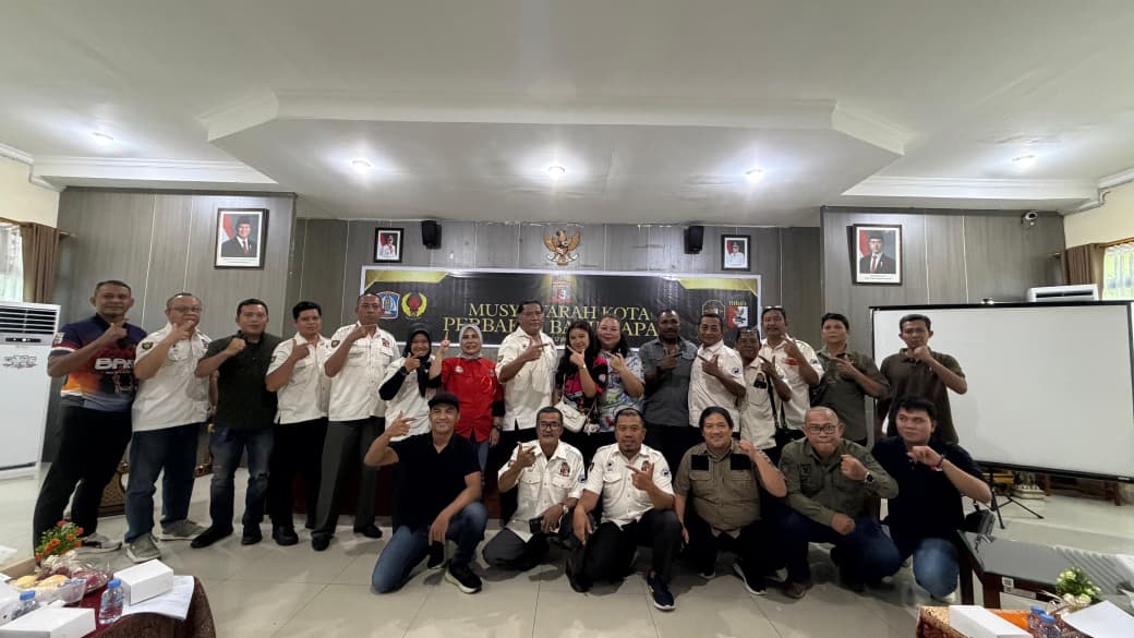 BERLANJUT: Herman Pane kembali menakhodai kepengurusan Perbakin Balikpapan.