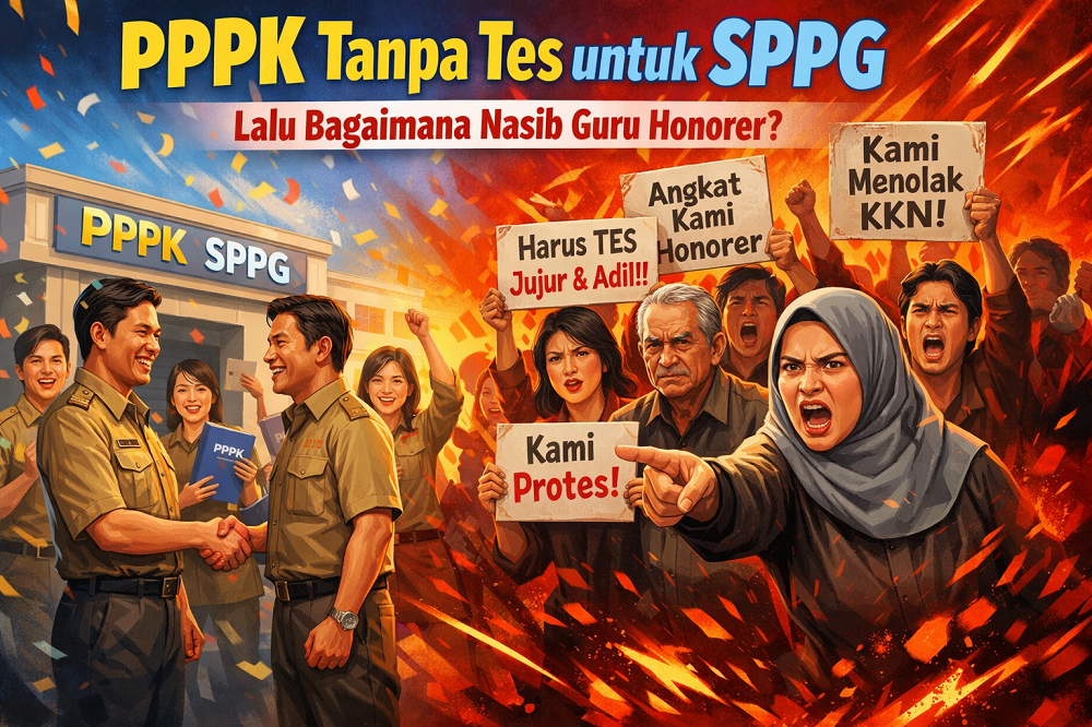 PPPK Tanpa Tes untuk SPPG, Lalu Bagaimana Nasib Guru Honorer?