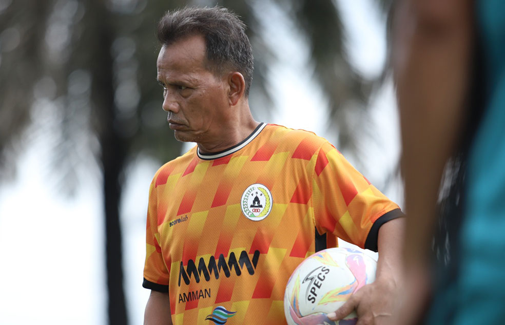 Pelatih PSS Sleman, Ansyari Lubis.