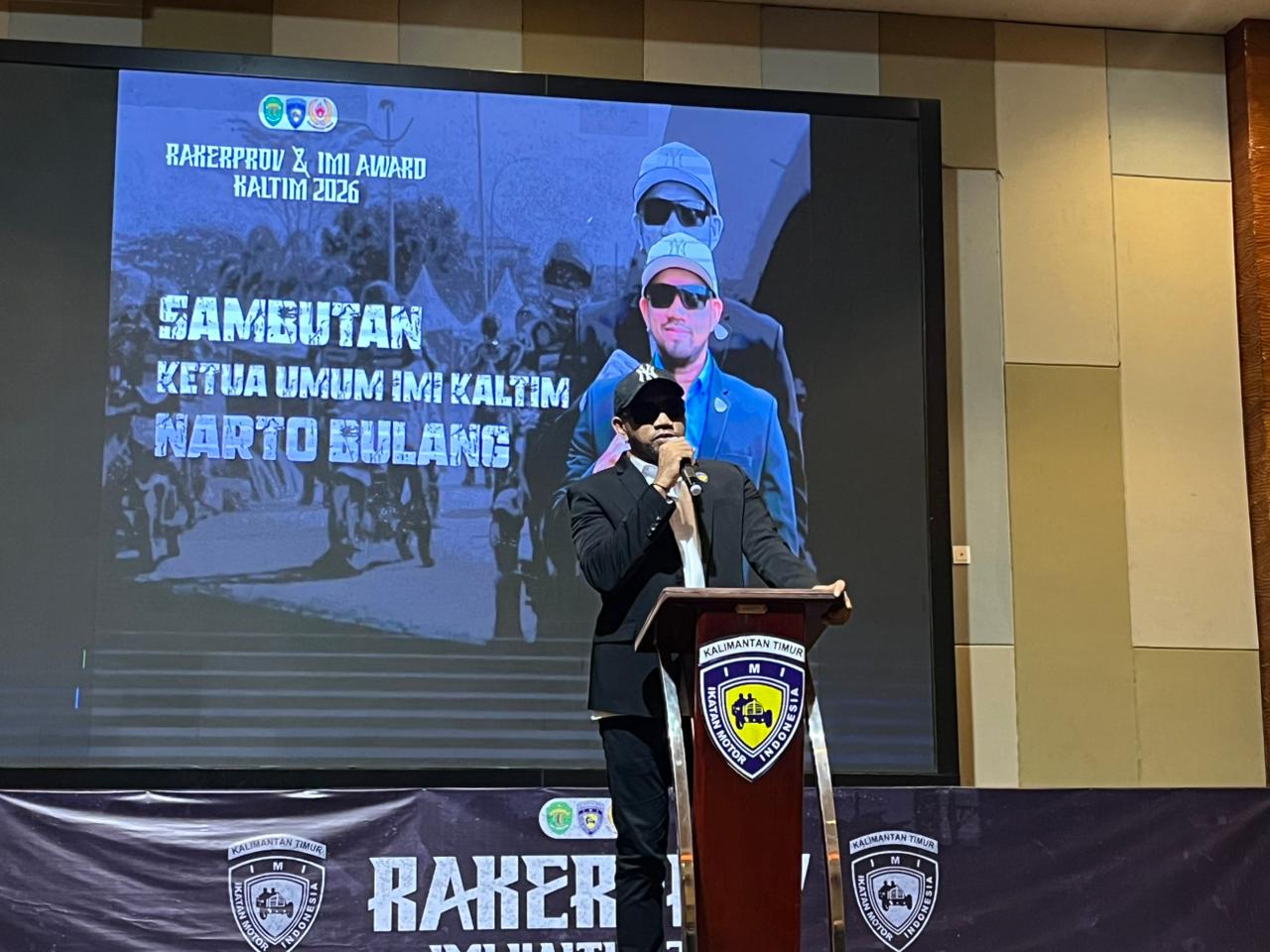MAJU LAGI: Ketua Umum Ikatan Motor Indonesia (IMI) Kaltim, Narto Bulang, menyatakan masih akan maju kembali di pemilihan Ketua Umum IMI Kaltim pada 2027.
