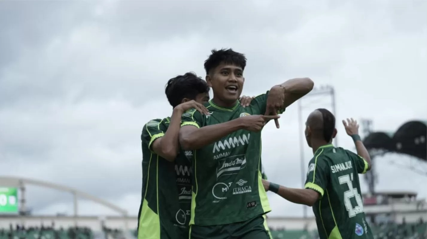 Pemain PSS Sleman merayakan gol di Stadion Maguwoharjo. Chemistry skuad Super Elja menjadi sorotan jelang duel krusial kontra Persela Lamongan di Liga 2 2025/2026.