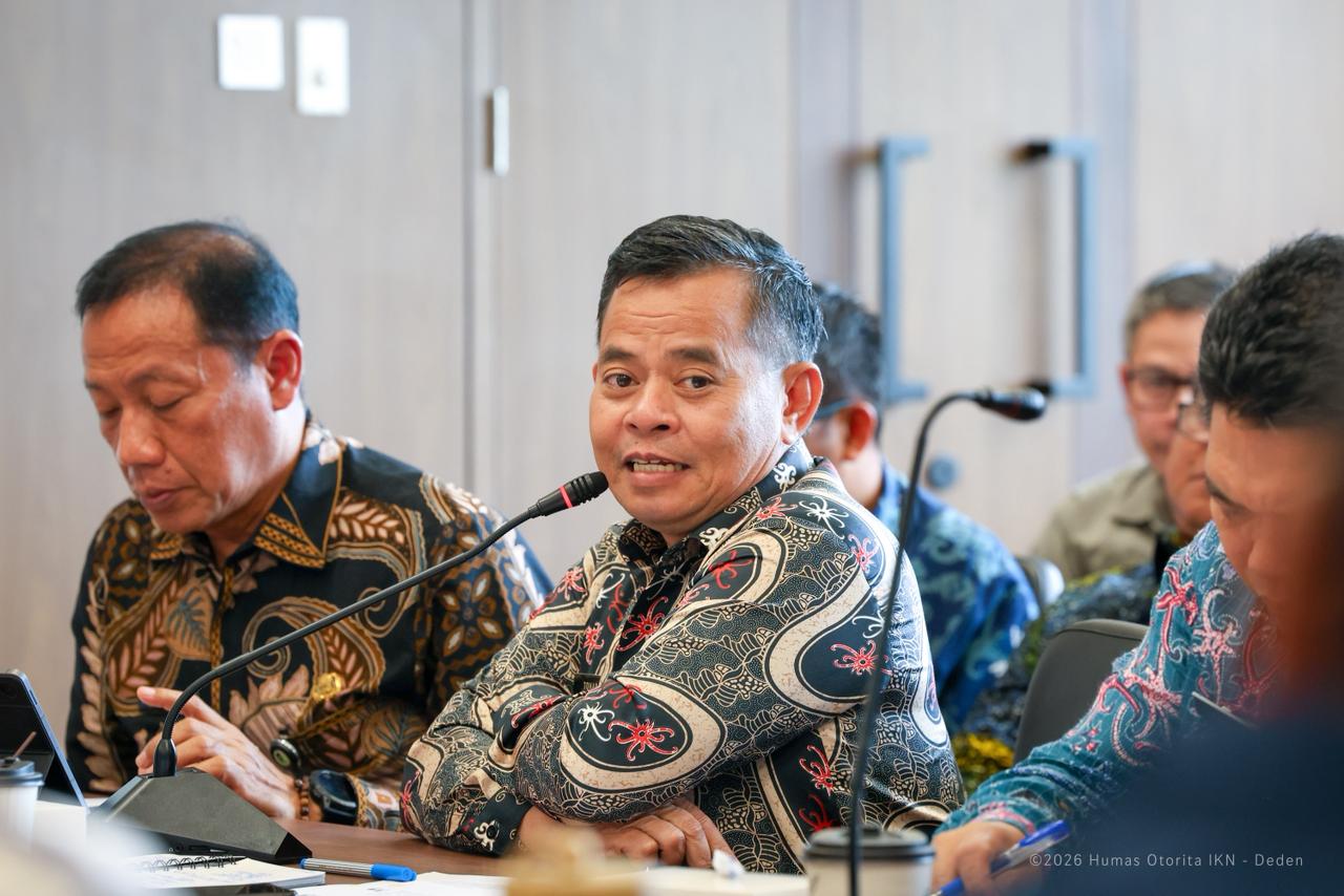 ASPIRASI: Sekkab PPU, Tohar, saat menyampaikan aspirasi kemitraan dengan IKN berprinsip kesetaraan, bukan seperti atasan dengan bawahan.