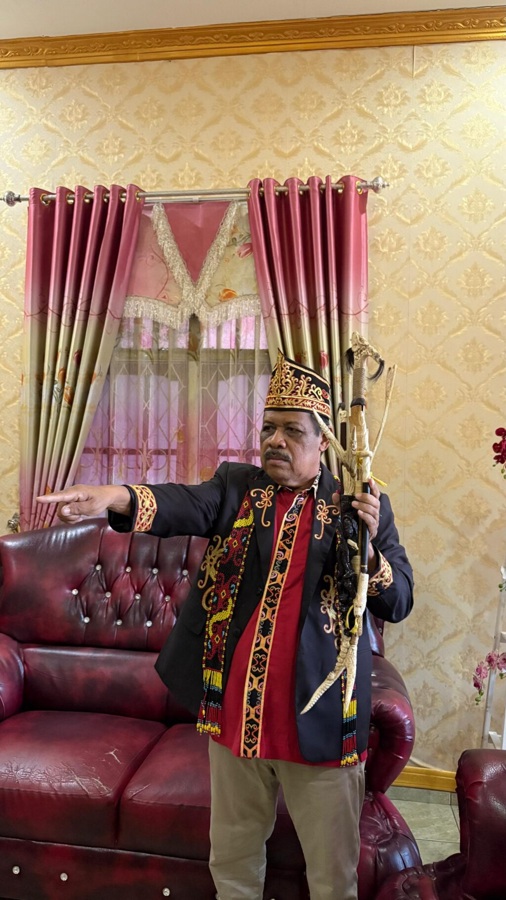 Ketua Dewan Adat Dayak Paser Kalimantan, Ahmad Ariadi.