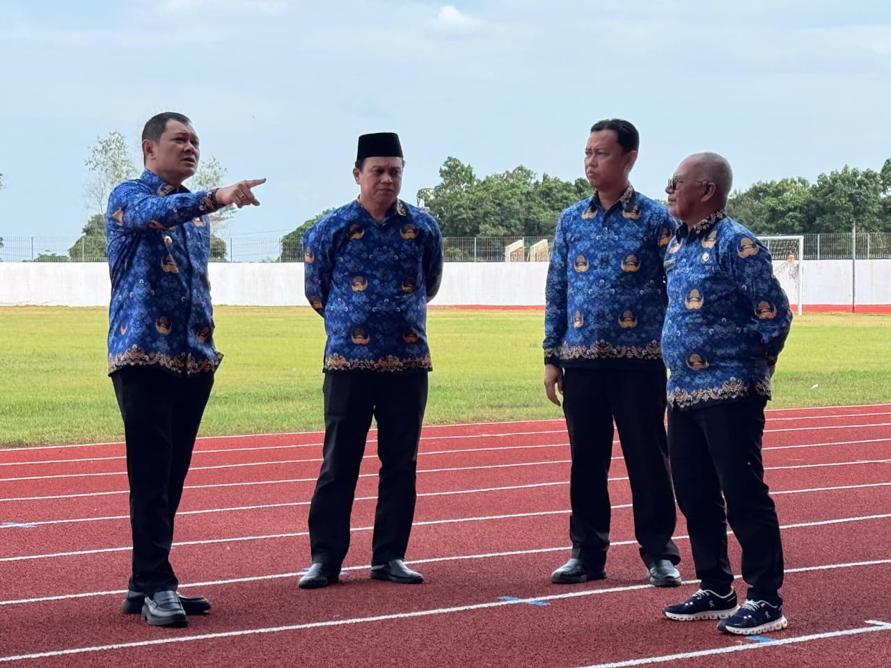 Lintasan atletik Stadion Sadurengas, Tanah Grogot, telah rampung dan siap digunakan untuk mendukung pelaksanaan Porprov Kaltim 2026.