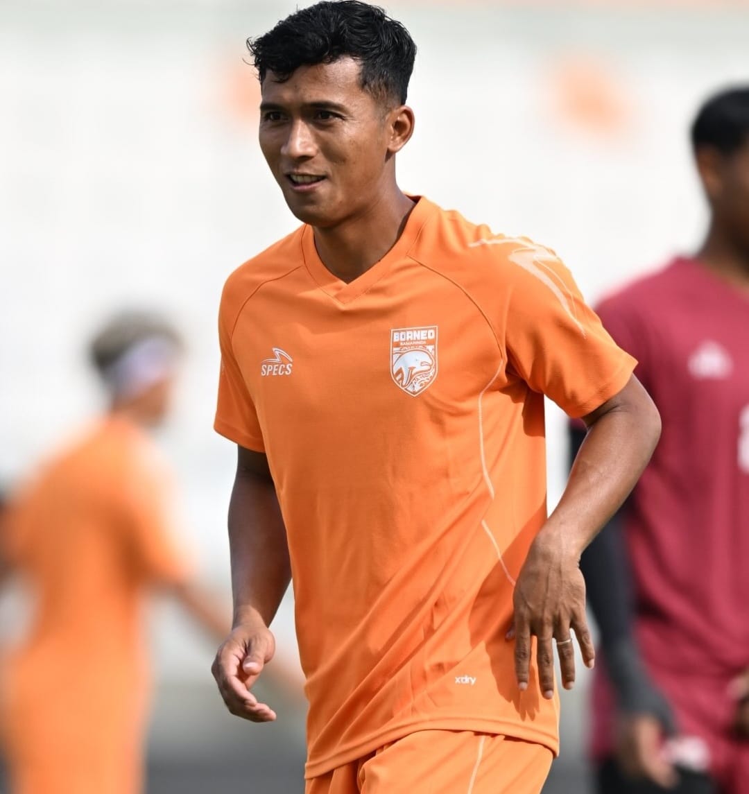 SUDAH BERGABUNG: Mohammad Khanafi menjadi rekrutan ketiga Borneo FC di bursa transfer putaran kedua.