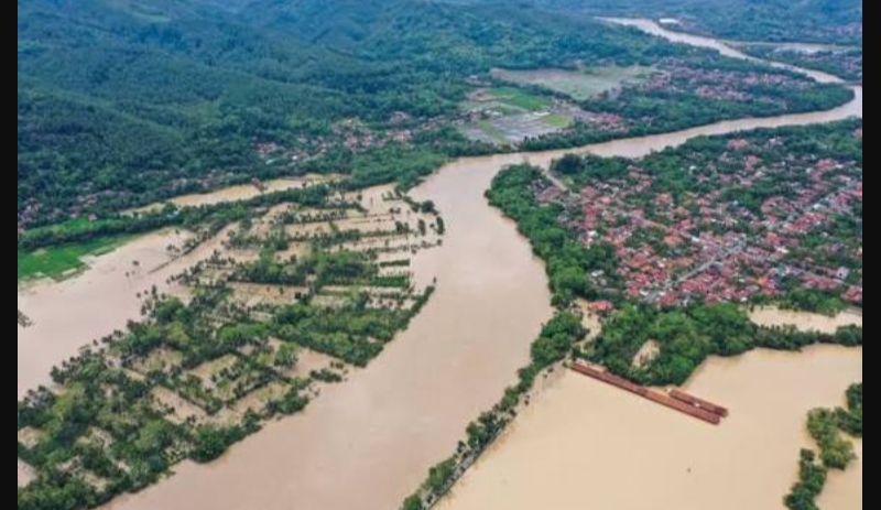 Foto ilustrasi banjir di Jawa Tengah. (Foto ist)