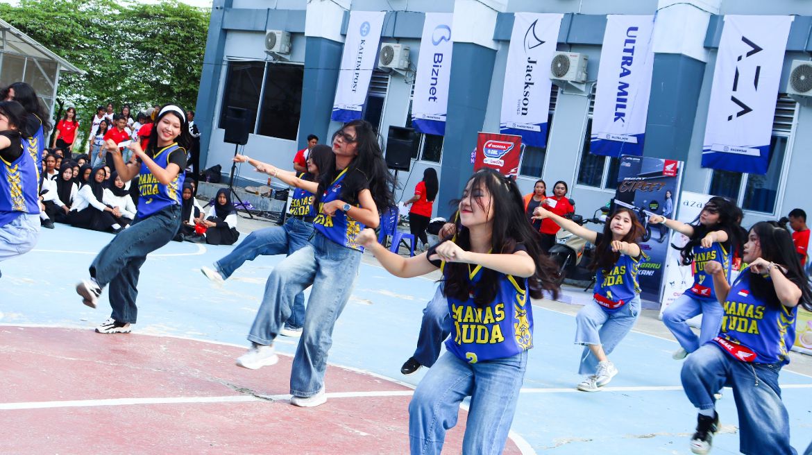 Aksi Venom Crew, tim dance dari SMAN 16 Samarinda.