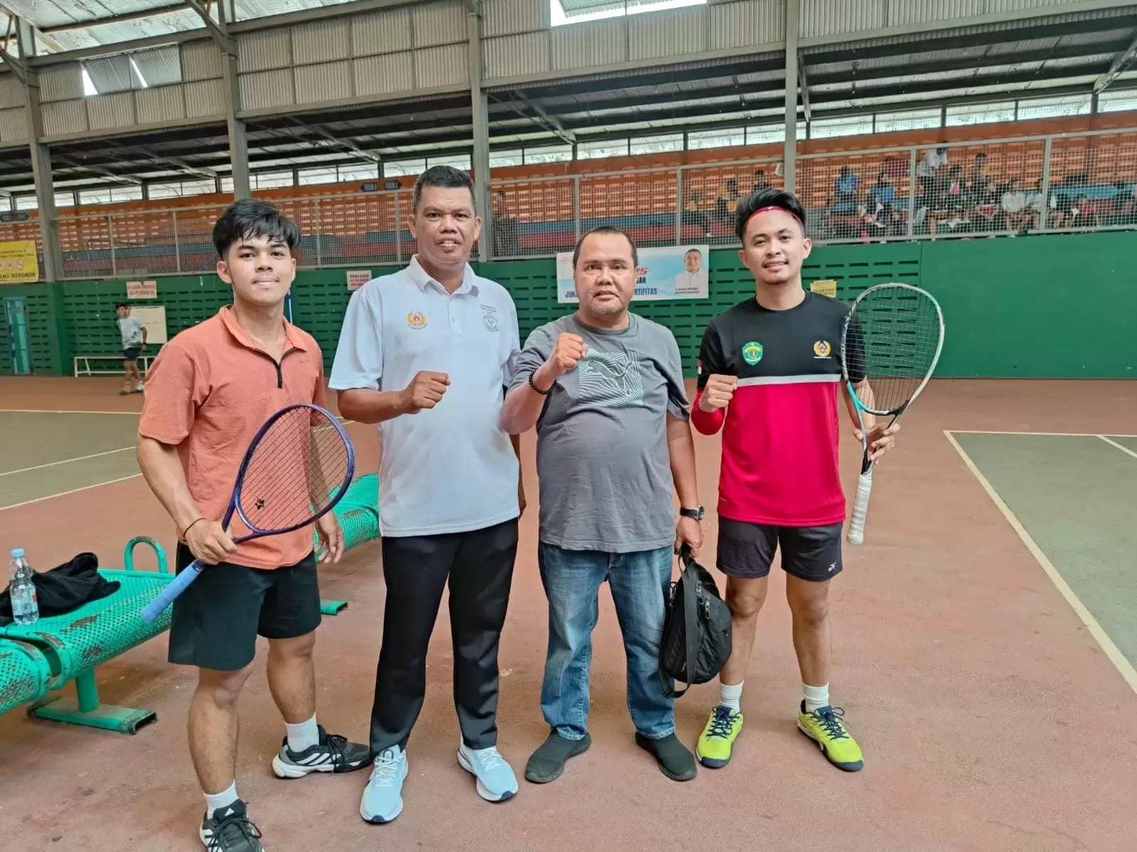 BIKIN BANGGA: Dua atlet soft tenis Kaltim akan bersaing demi masuk timnas ASIAN Games.