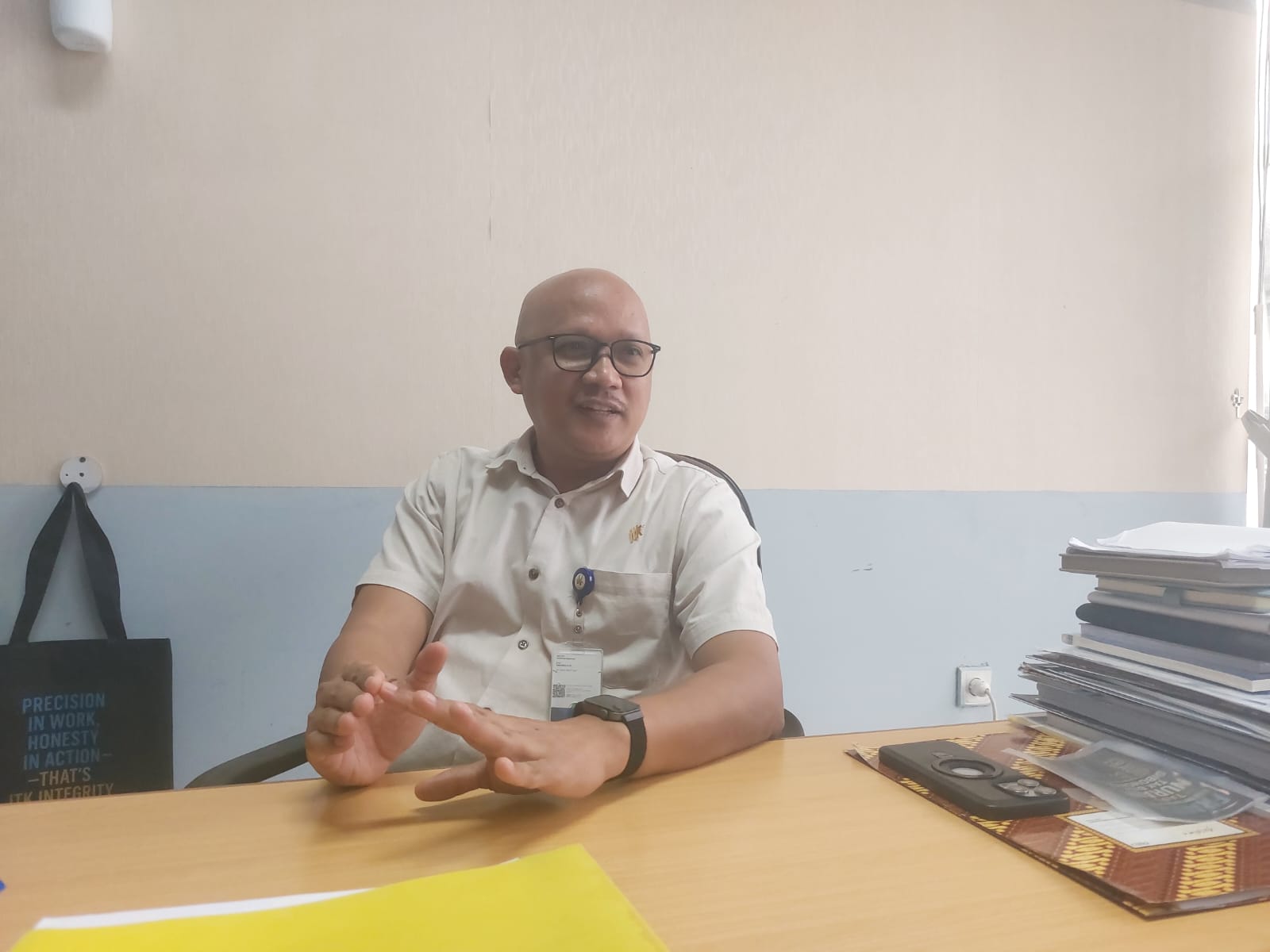 Kepala Biro Akademik dan Umum ITK Yuspian