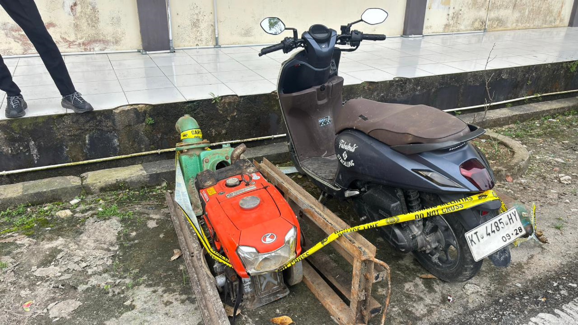 DIAMANKAN: Barang bukti yang berhasil diamankan Polres PPU dari tersangka.