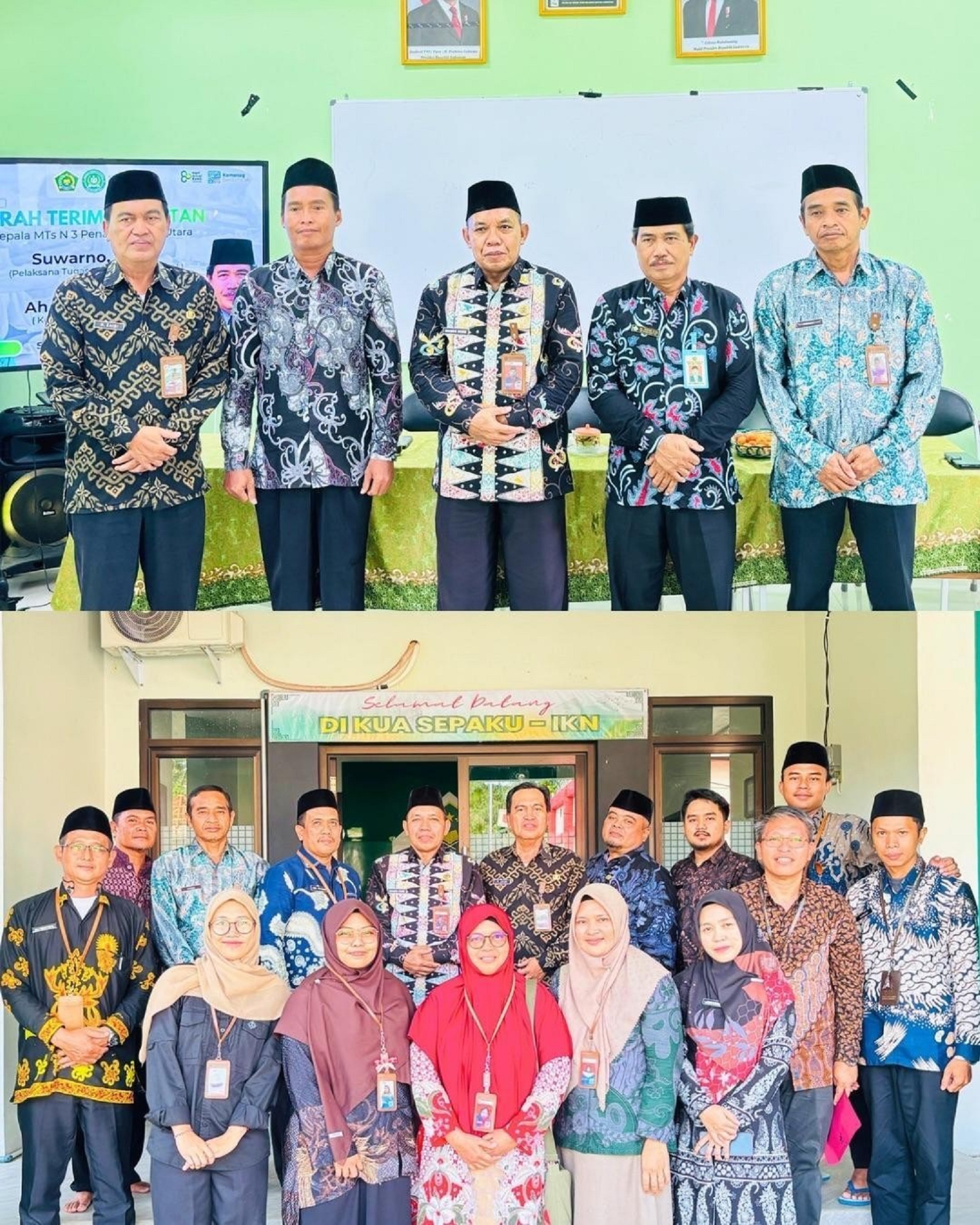 MONITOR: Perkuat tata kelola ASN di IKN, Kemenag PPU gelar pembinaan pegawai dan sertijab kepala MTsN 3.