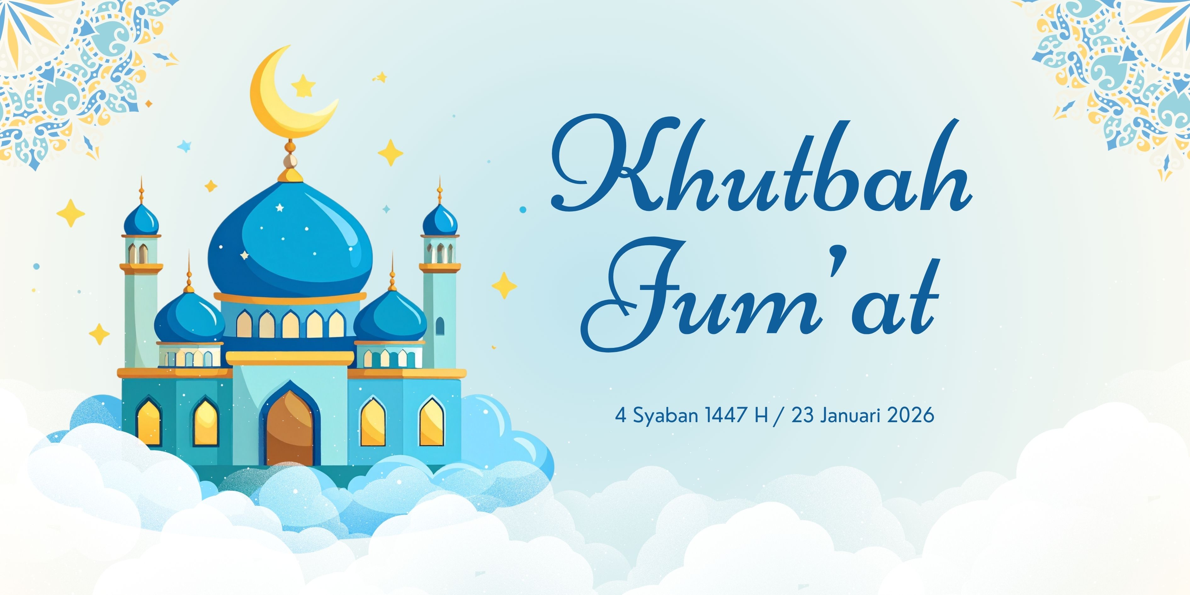 Khutbah Jumat hari ini, 23 Januari 2026, versi bahasa Jawa.