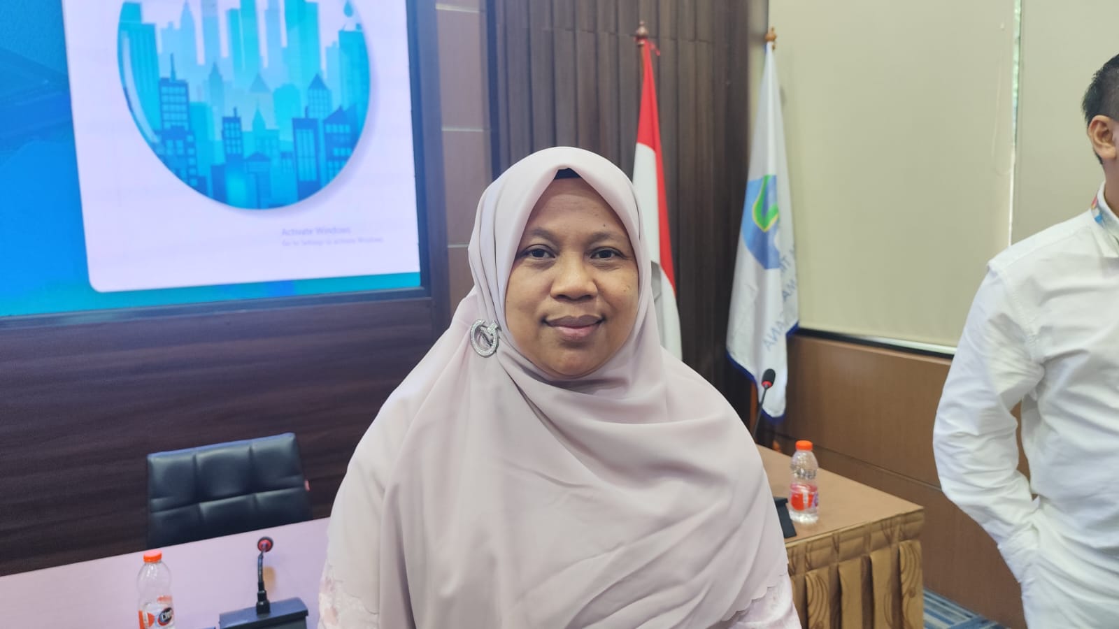 Direktur Pelayanan Perumda Tirta Kencana Samarinda, Widyastuti Supartinah.