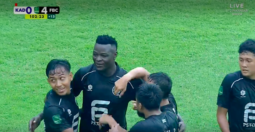 Persikad vs Bekasi City berakhir 0-4.