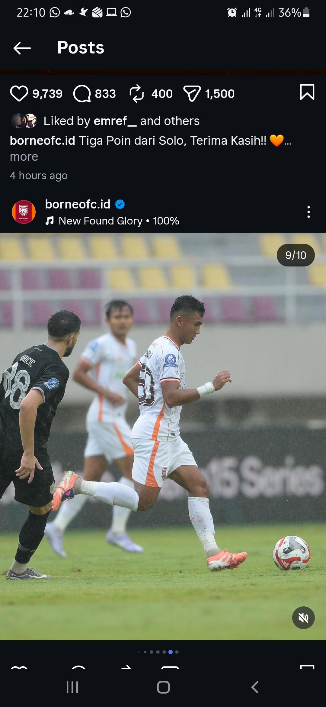 Rivaldo Pakpahan kembali dari cidera dan mengawal lini tengah Borneo FC versus Persis Solo.