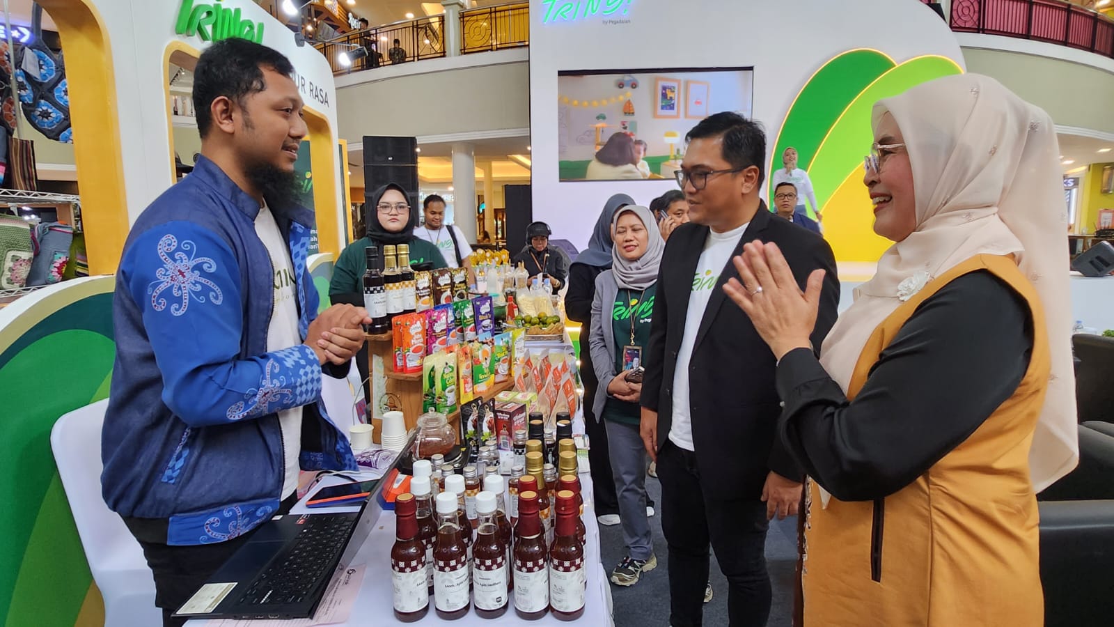ANTUSIAS: Pegadaian menggelar Festival TRING untuk memberi edukasi hingga hiburan bagi keluarga di akhir pekan ini.