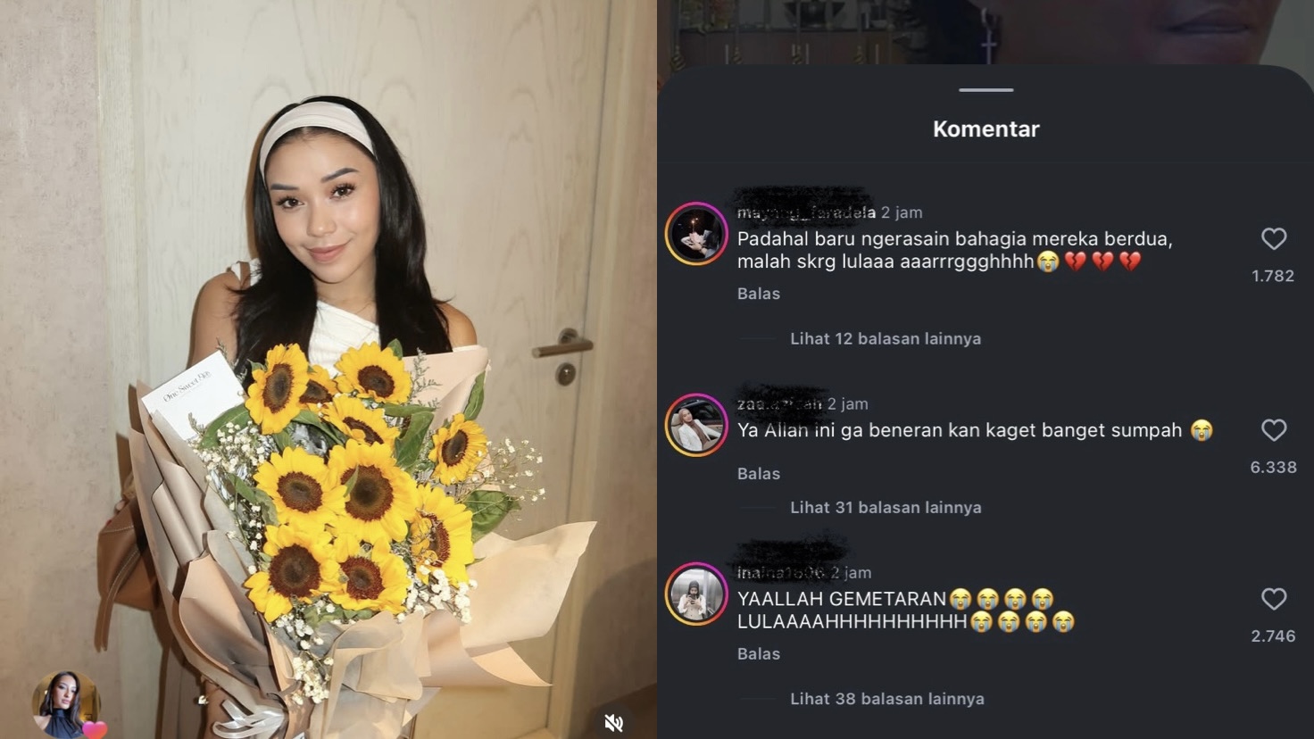 Selebgram Lula Lahfah meninggal dunia.