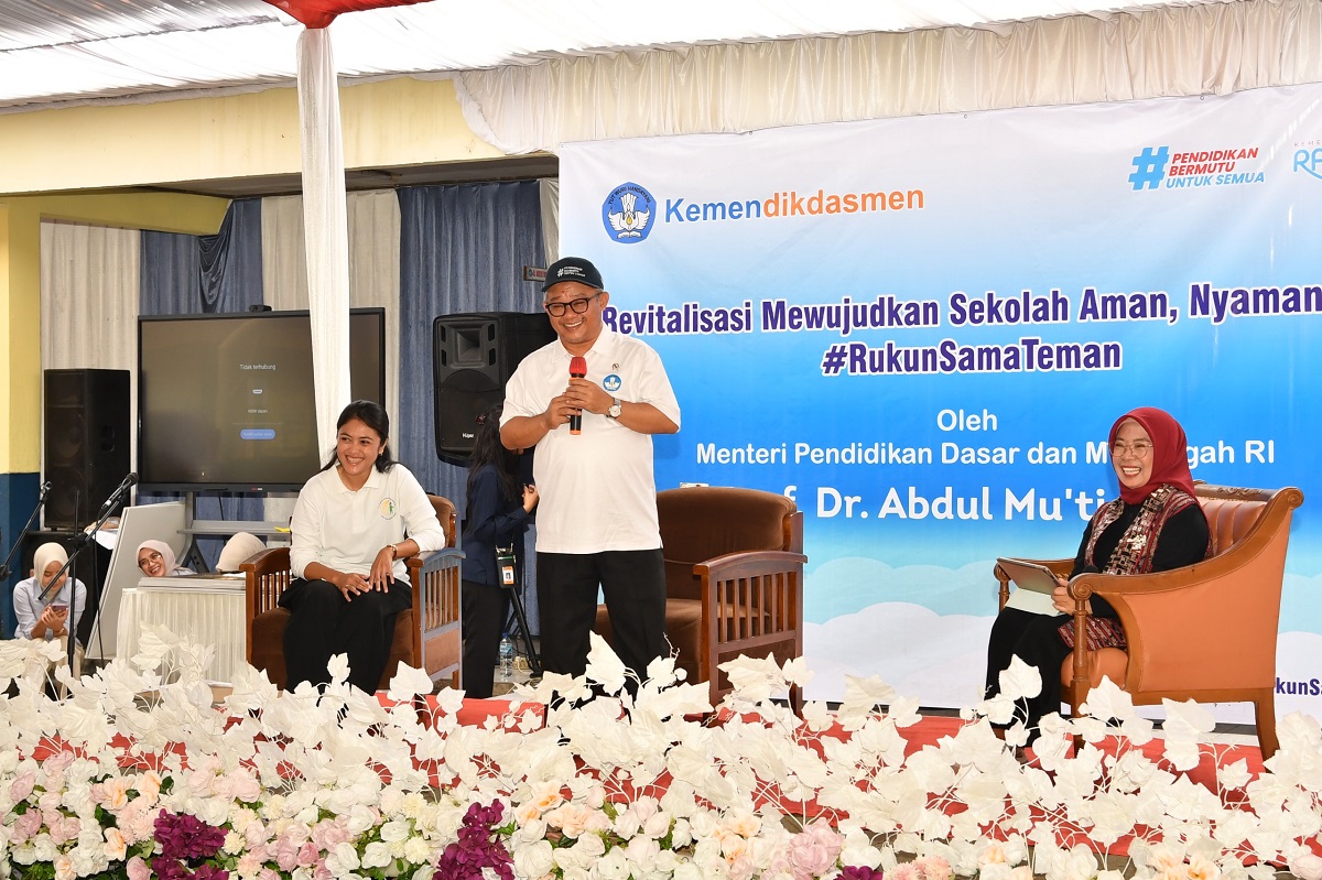 Abdul Mu&rsquo;ti di Garut saat sosialisasikan Gerakan Rukun Sama Teman.