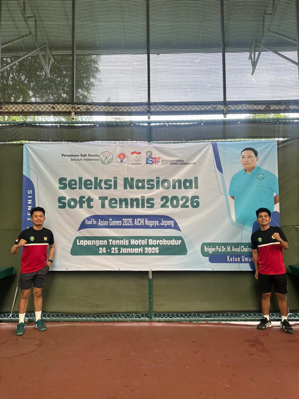 BIKIN BANGGA: Atlet soft tenis Kaltim Risky Zammi (kiri) berhasil menembus skuad timnas ASIAN Games.&nbsp;PESTI KALTIM