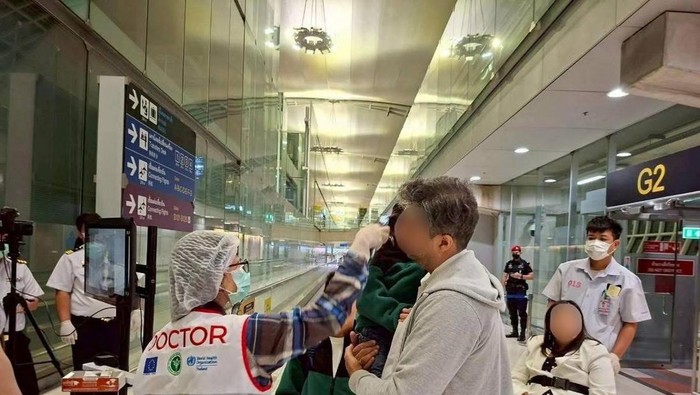 SKRINING: Thailand menerapkan skrining ketat kepada warga yang masuk ke negara itu setelah virus Nipah merebak di India.