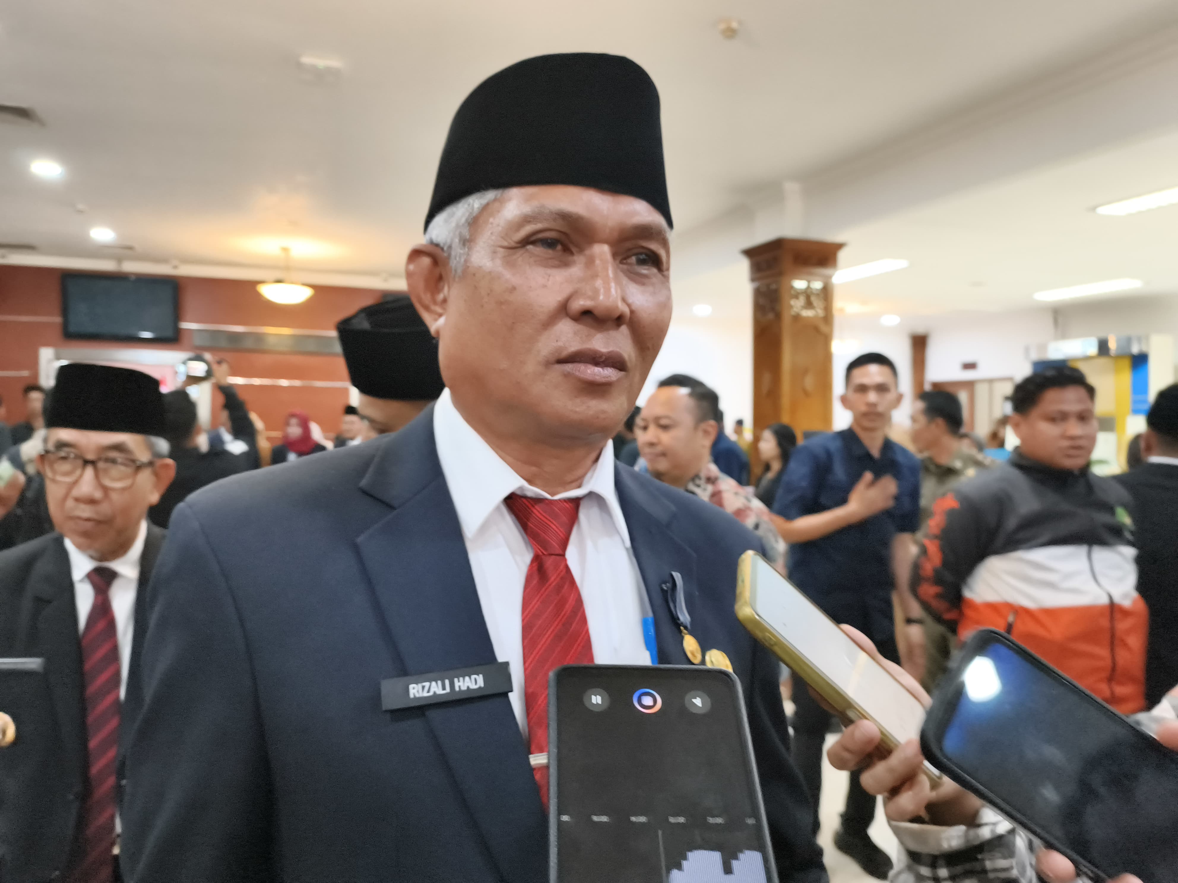 Sekretaris Kabupaten Kutim sekaligus Ketua Tim Anggaran Pemerintah Daerah (TAPD), Rizali Hadi.