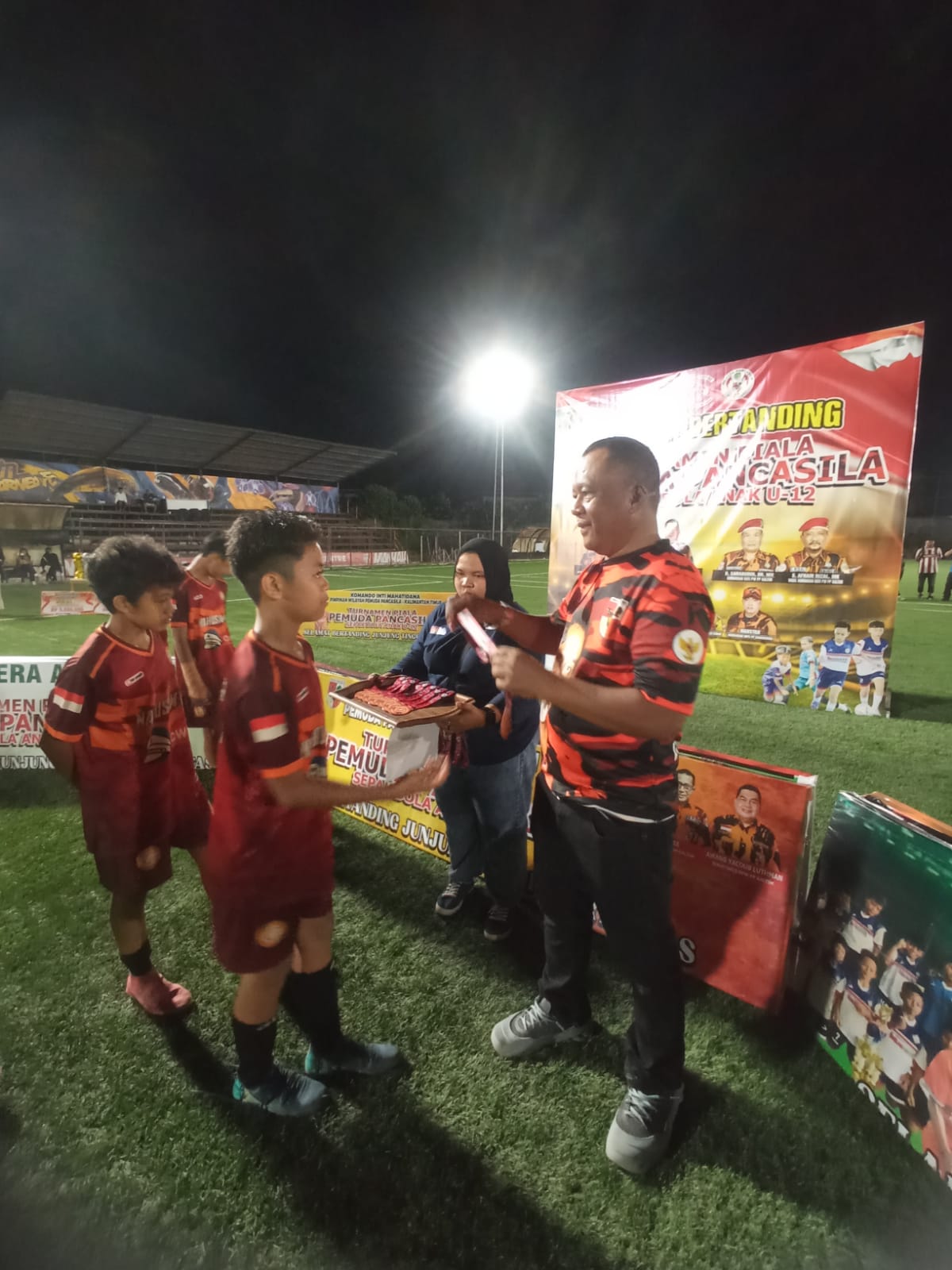 Turnamen Sepakbola U-12 HUT Pemuda Pancasila berlangsung sukses.
