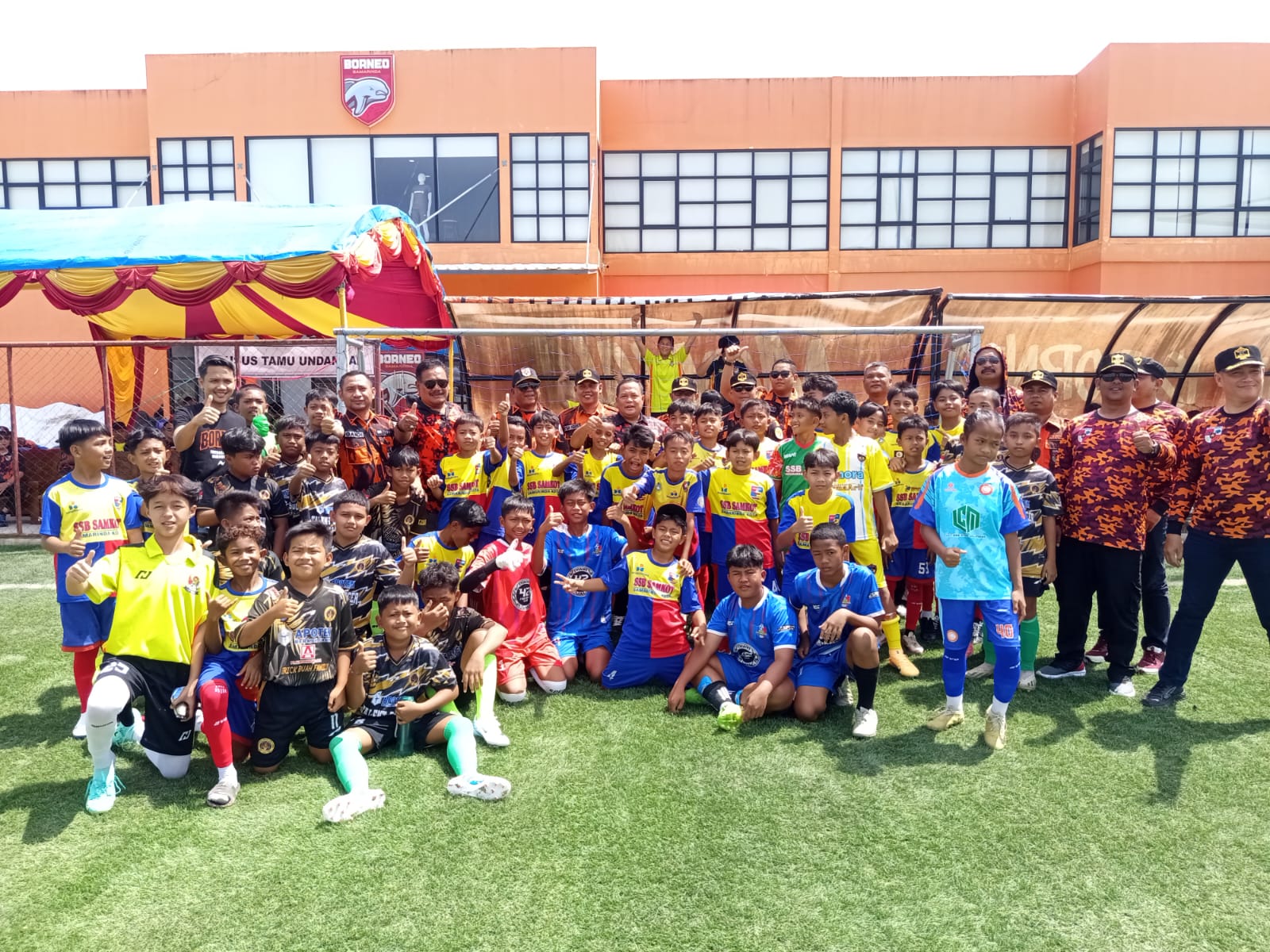 Turnamen Sepakbola U-12 HUT Pemuda Pancasila di Samarinda.