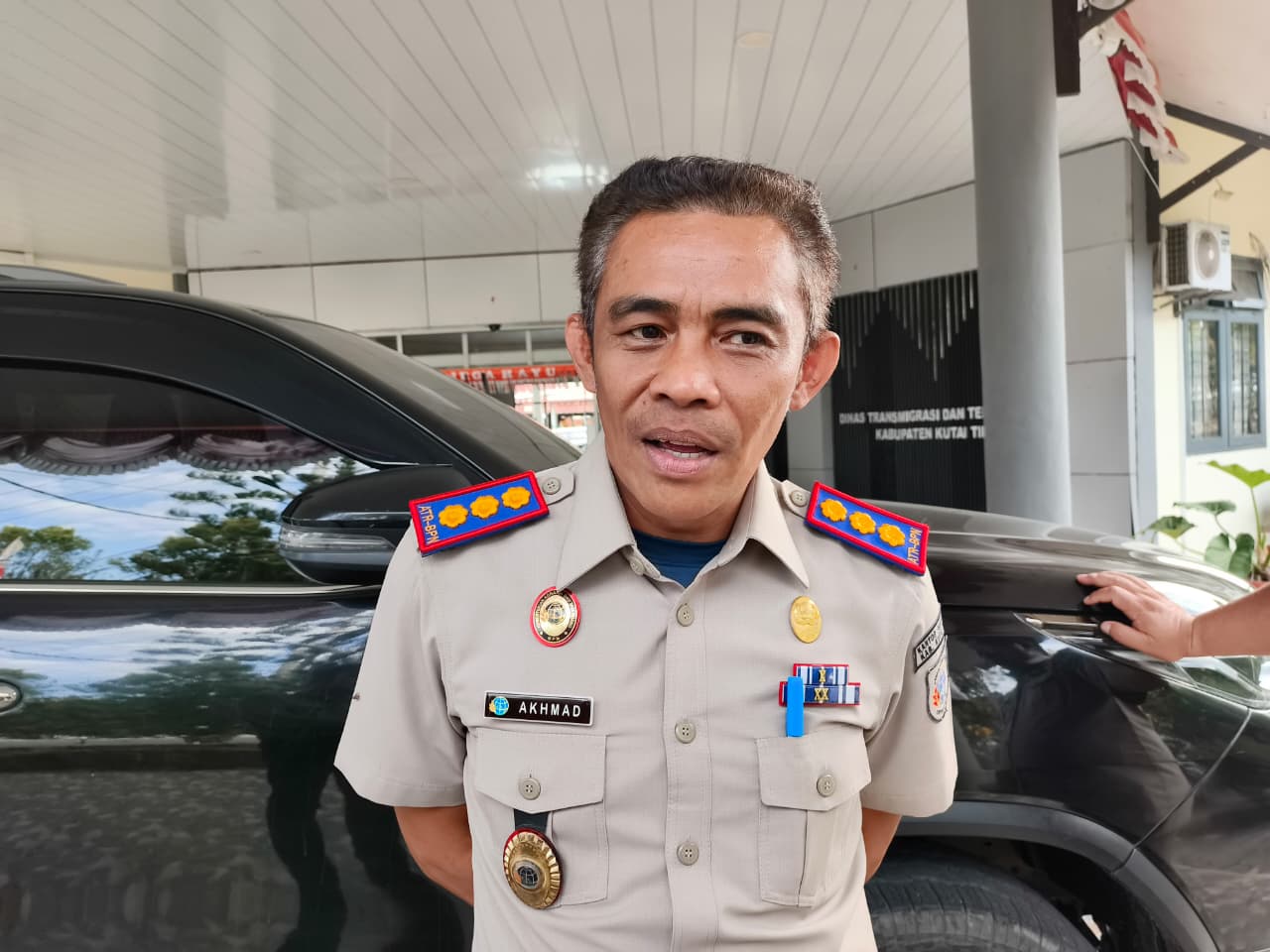 Kepala Kantor Agraria dan Tata Ruang/BPN Kutim, Akhmad Saparuddin.  &nbsp;