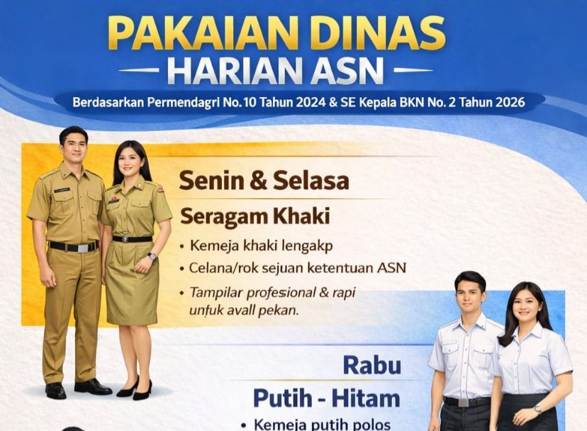 Aturan Baru Seragam ASN