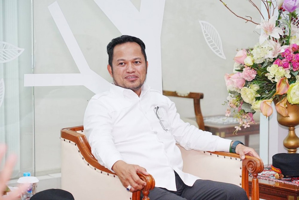 PEMIMPIN: Rudy Mas&rsquo;ud menghadiri kuliah umum di Universitas Balikpapan.&nbsp;