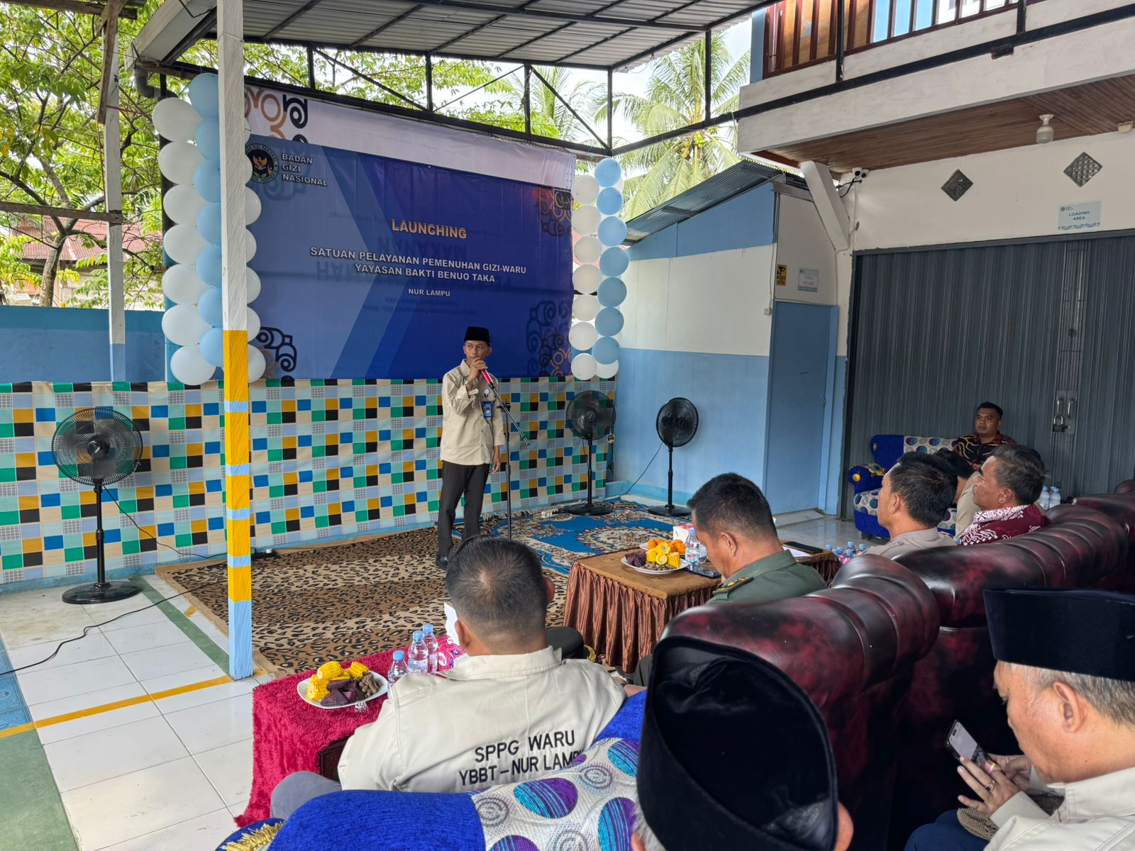 Moh Rizki menyampaikan SPPG Waru akan mulai beroperasi mulai 1 Februari 2026.
