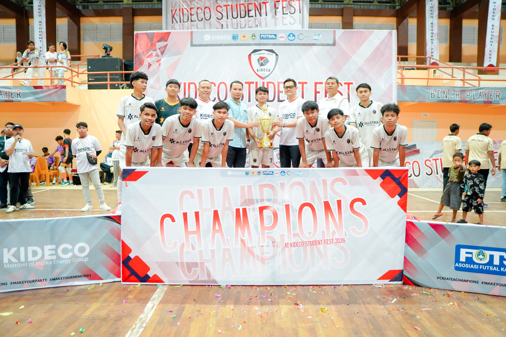 PENUTUP: Selain futsal, Kideco Student Fest 2026 kali ini diisi dengan jenis lomba lainnya.